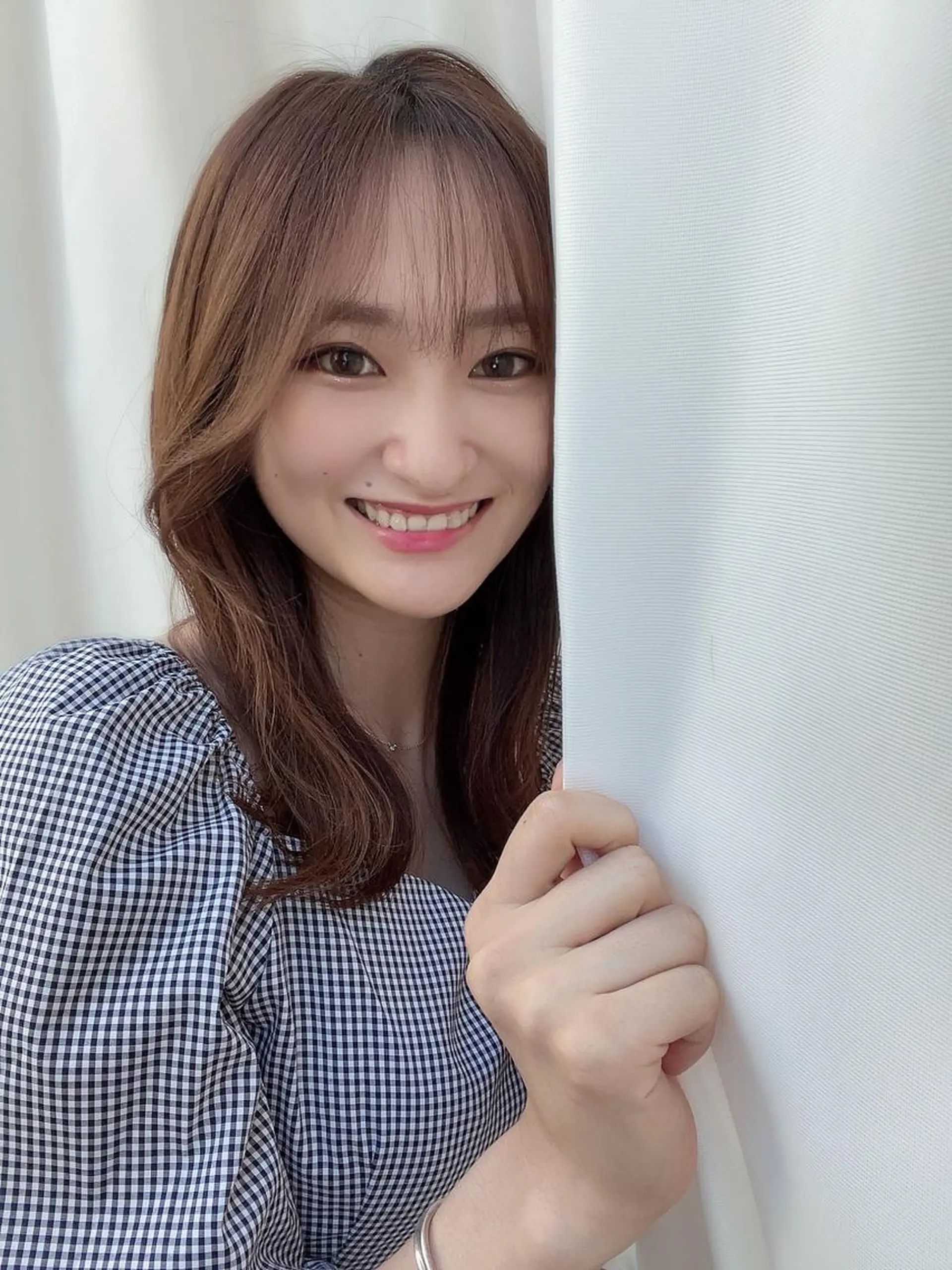 ミディアム 韓国風ヘア レイヤーカット Toiro所属・🤎小顔レイヤー /ベージュ🤎友香のヘアスタイル