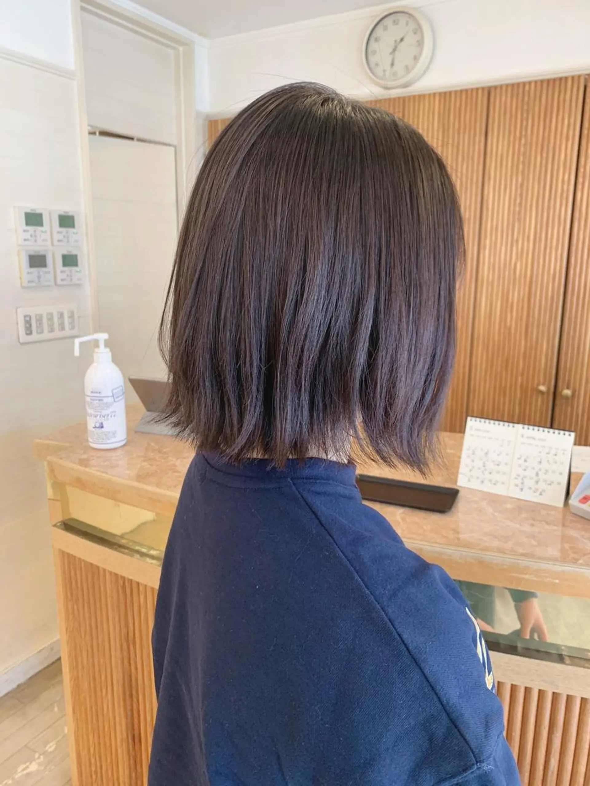 ミディアム 切りっぱなしボブ ボブ 外ハネヘア 【ボブ/個室サロン】 癒し空間mimuraのヘアスタイル