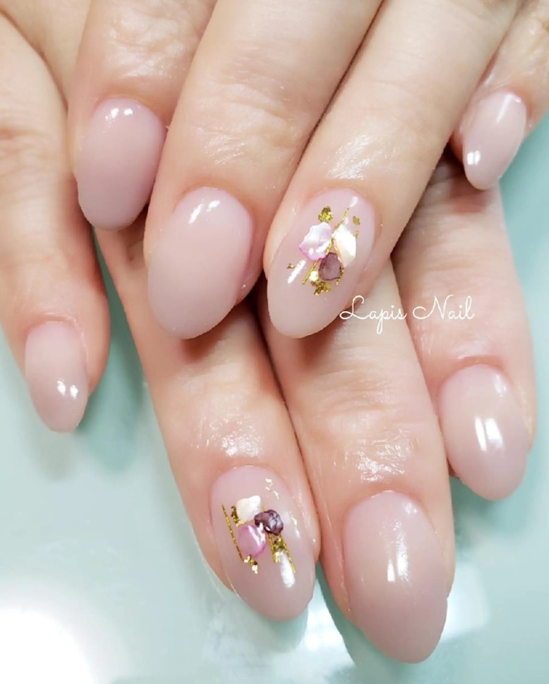 ネイル アートネイル グラデーション Lapis  Nailのネイルデザイン