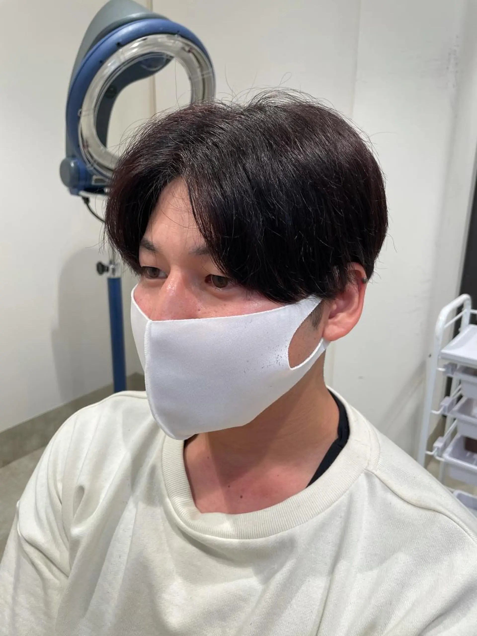 ショート カラー パーマ ヘアアレンジ メンズ パーソナルカラー合わ せたカラー🤍なつみのヘアスタイル