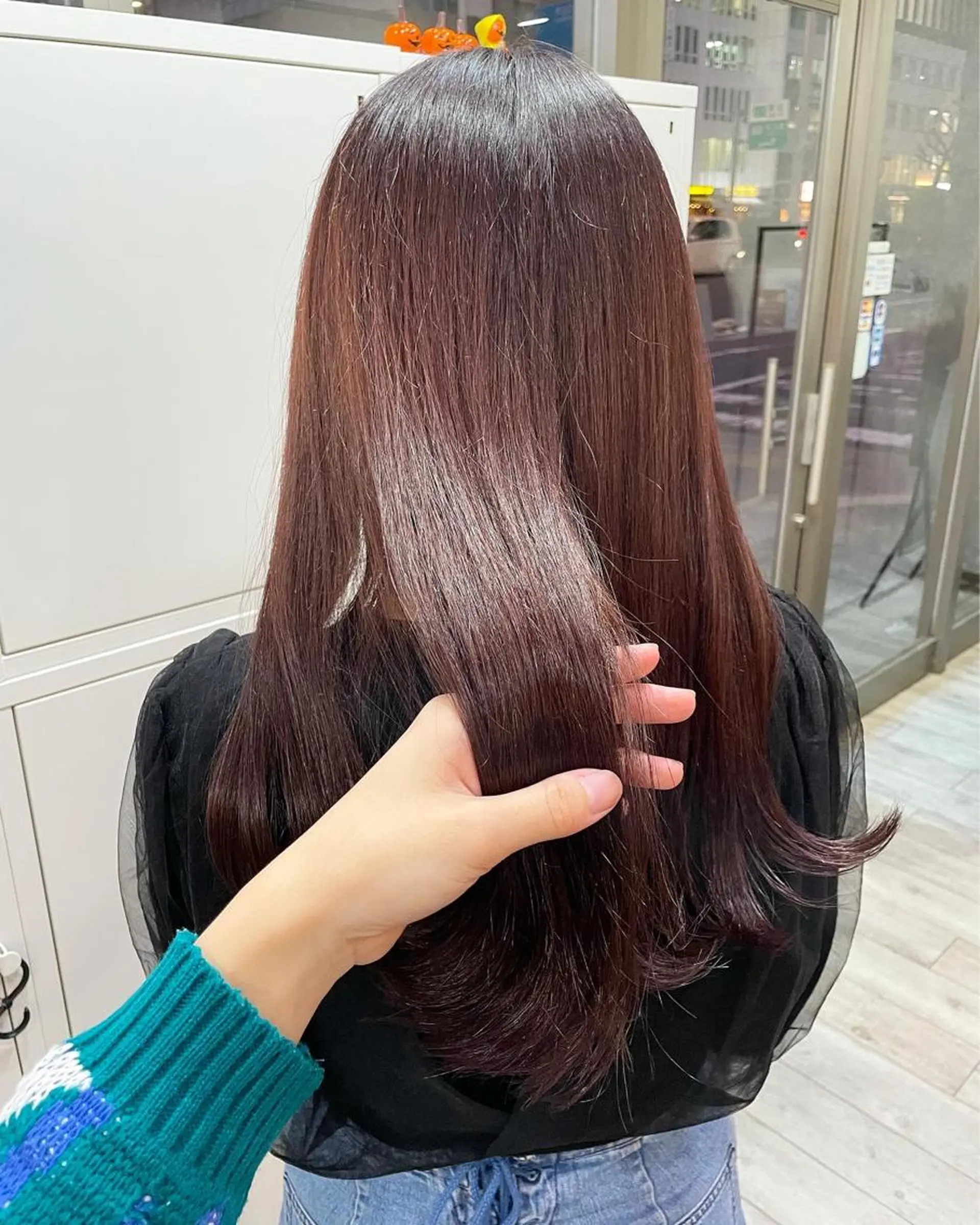 ロング カラー レッドカラー 🫧ヒシダアキ taboo.i🫧のヘアスタイル