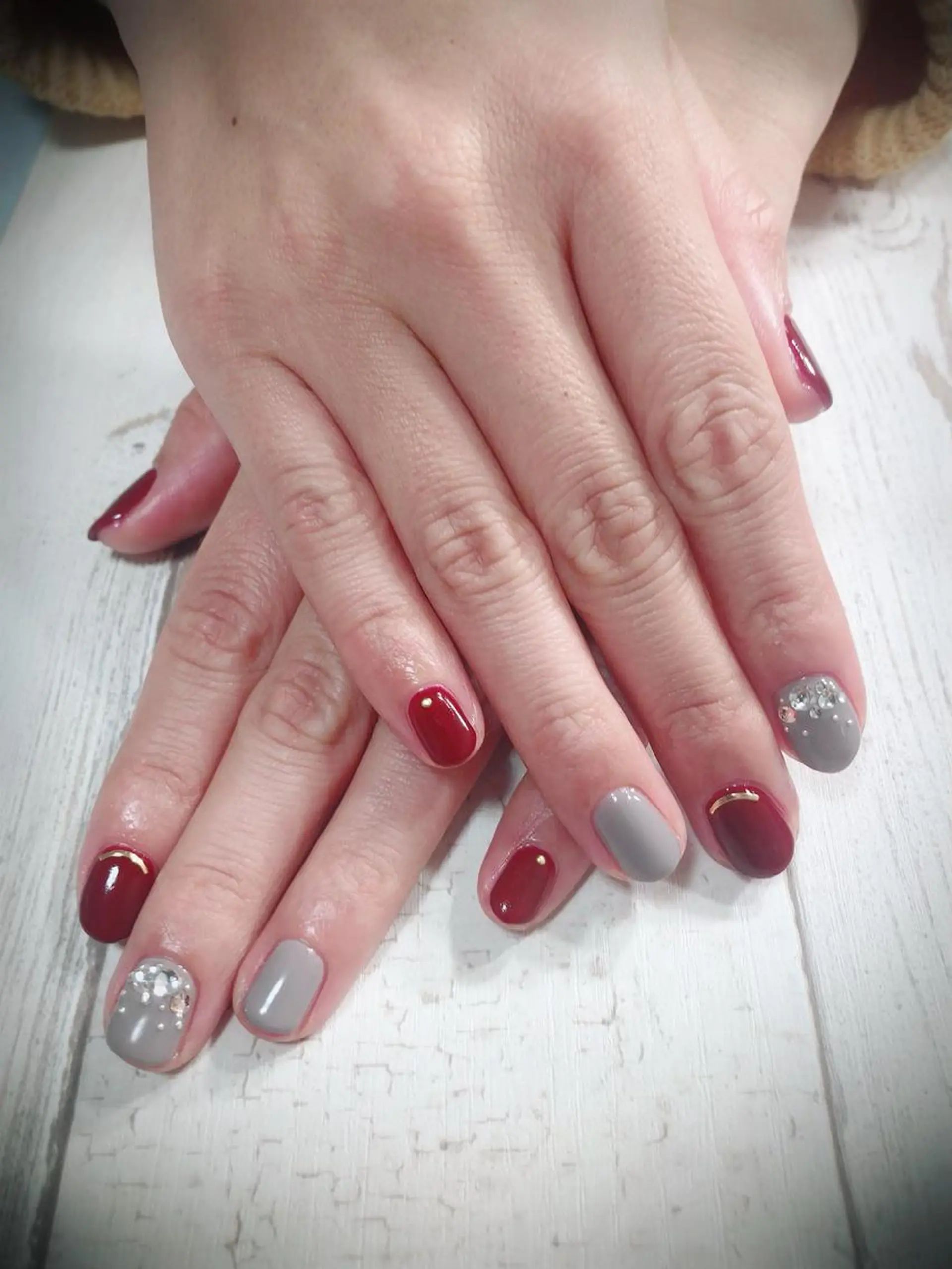 ネイル 北浦和 自爪育成ケアのネイルデザイン