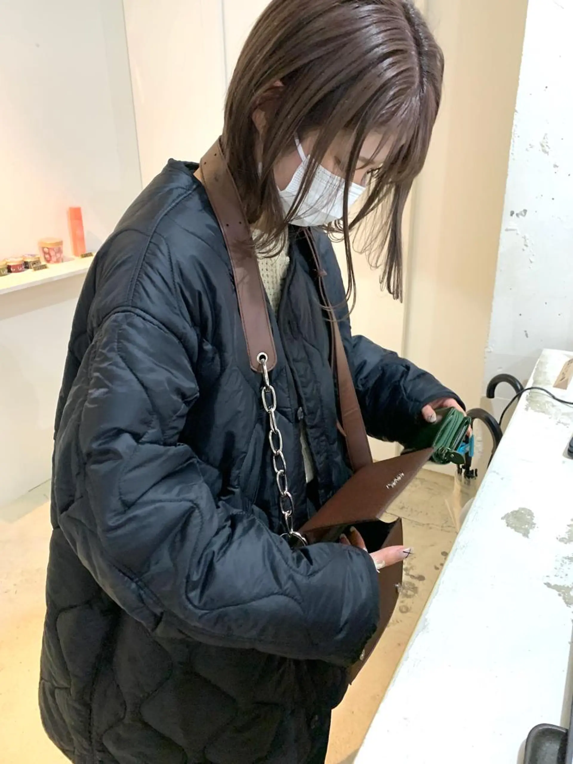 ミディアム カット ヘアカラー トリートメント ダブルカラー/透明感 💈JUNYA💈のヘアスタイル