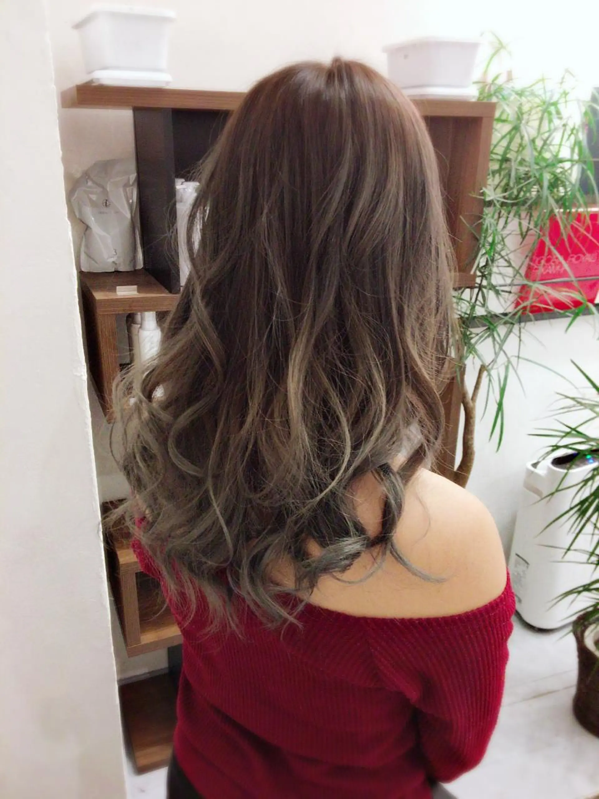 セミロング カラー ヘアカラー トリートメント 💎JADE GRACE💎のヘアスタイル