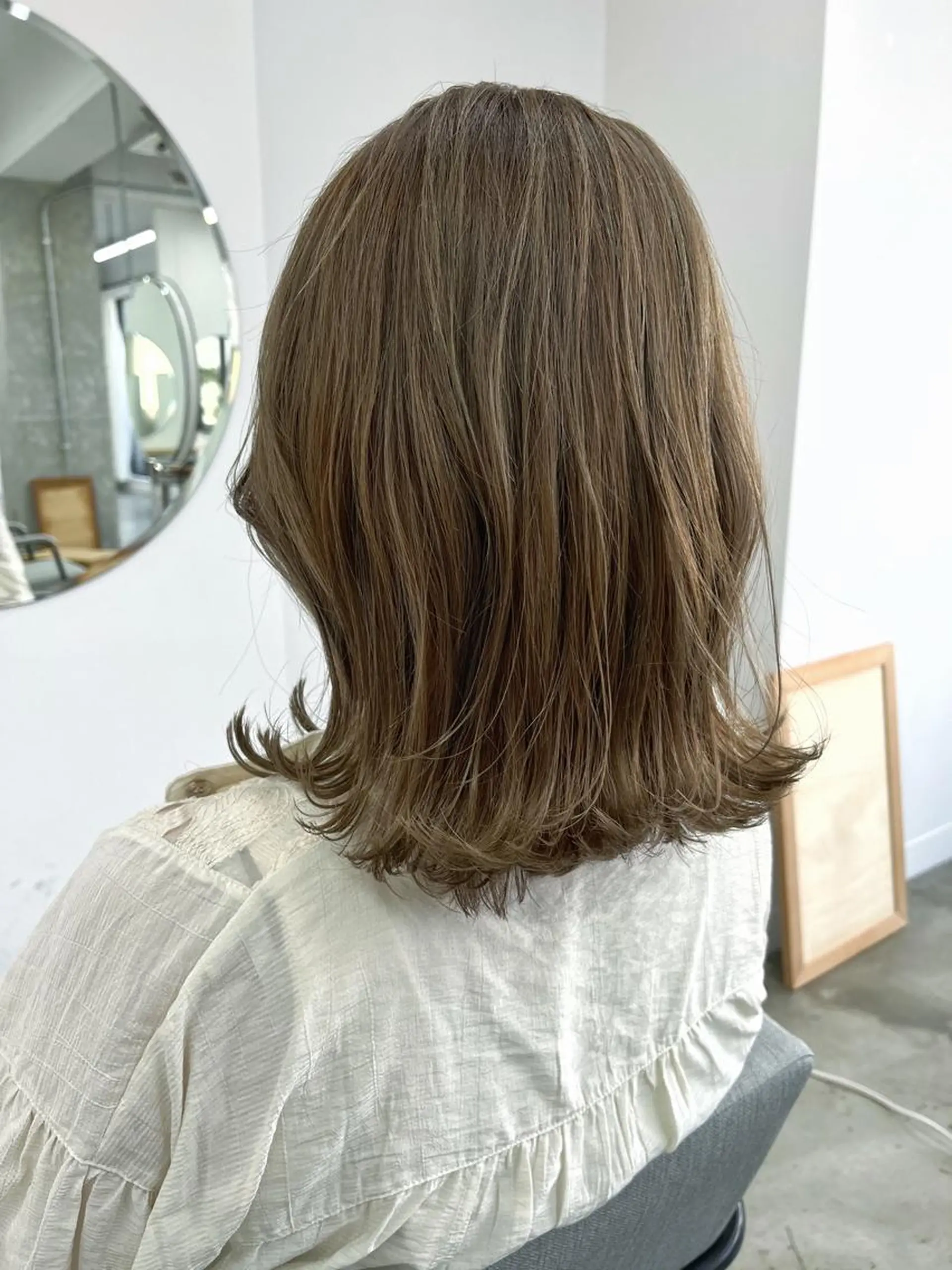 セミロング カラー カット ヘアカラー トリートメント ⭐️当日OK⭐️ 岩田峻のヘアスタイル