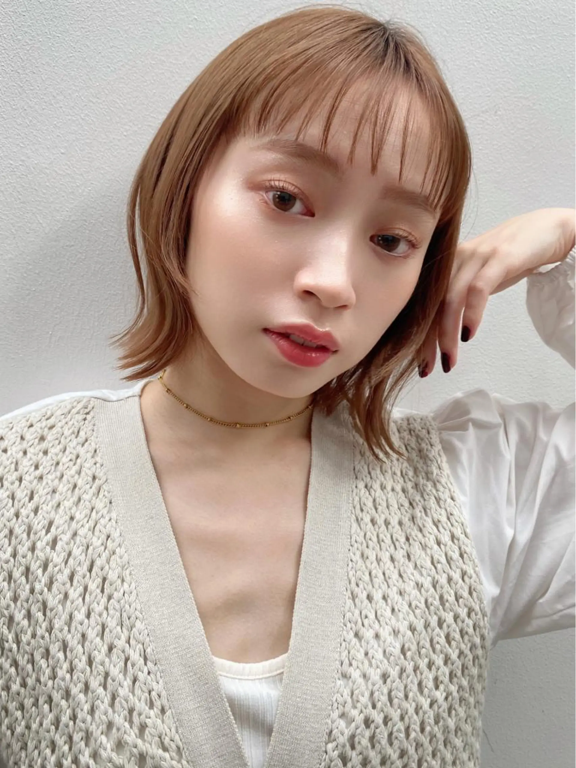 ミディアム カラー 🪭risa 暖色/レイヤー🪭のヘアスタイル