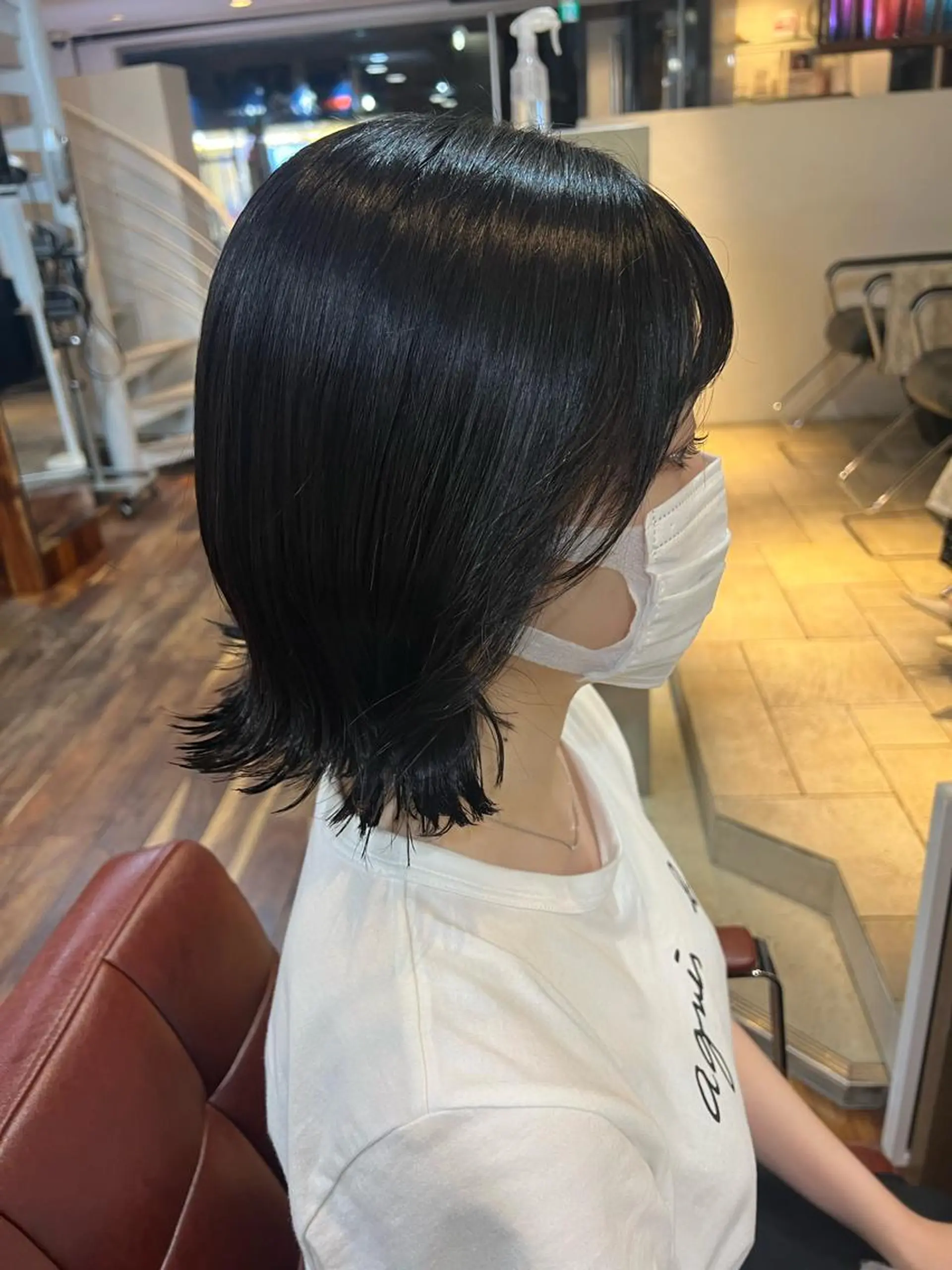 ミディアム カラー ヘアアレンジ ヘアカラー トリートメント 透明感カラー🌱 🍑天野琴音🍑のヘアスタイル