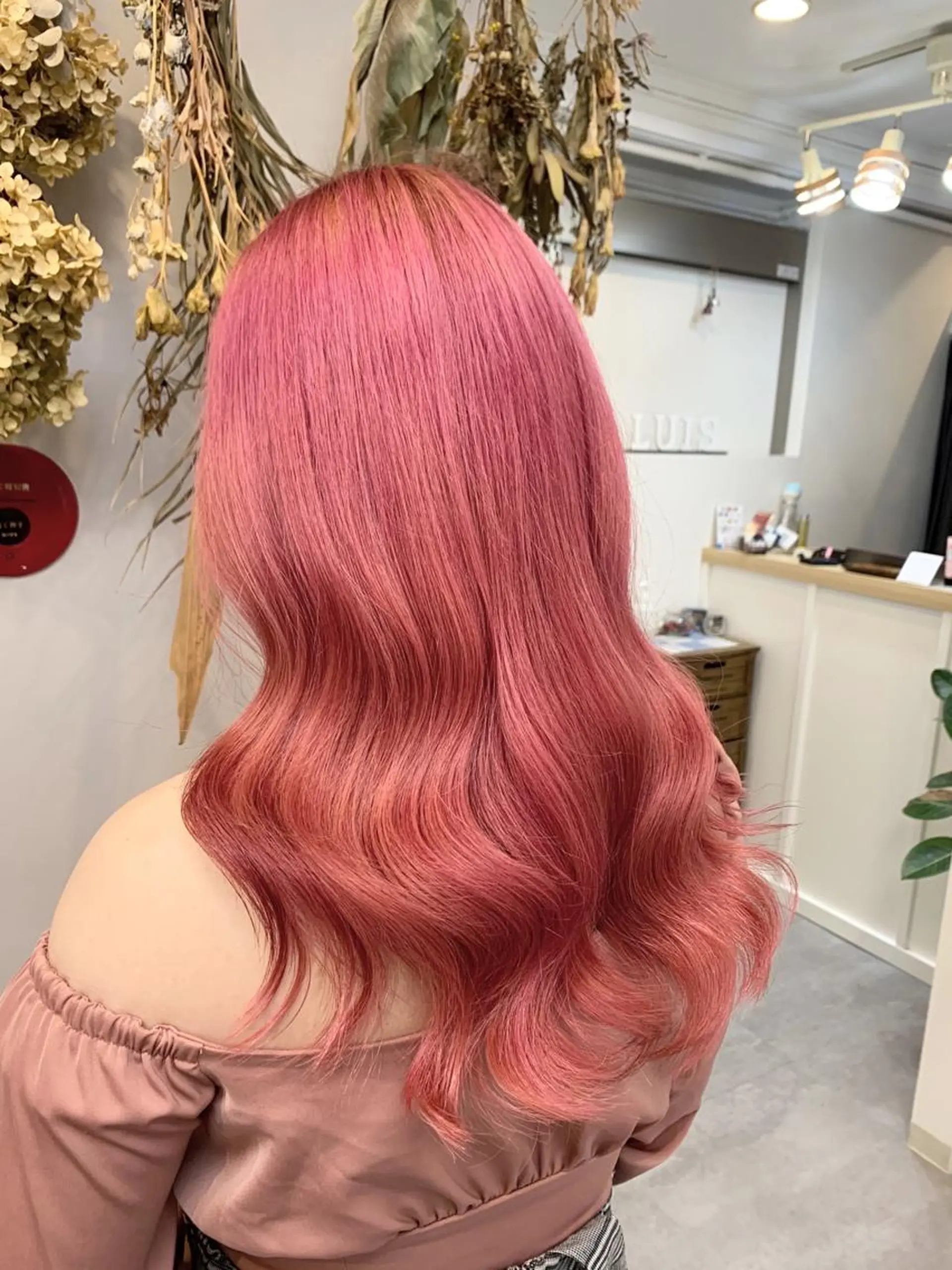 セミロング レイヤー×縮毛矯正 深見 拓のヘアスタイル