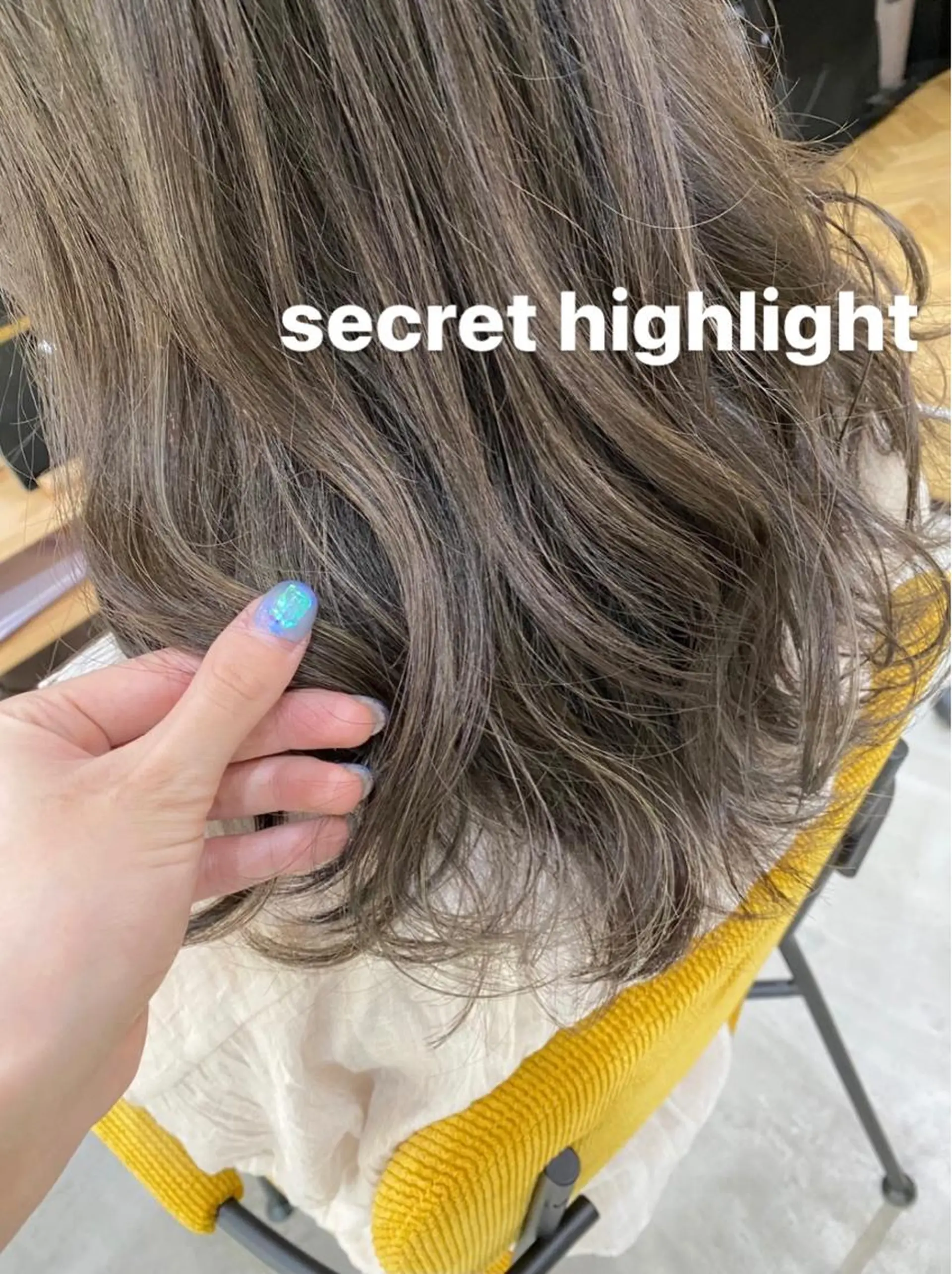 セミロング カラー カット ヘアカラー トリートメント ENIF ヤマグチアツコのヘアスタイル