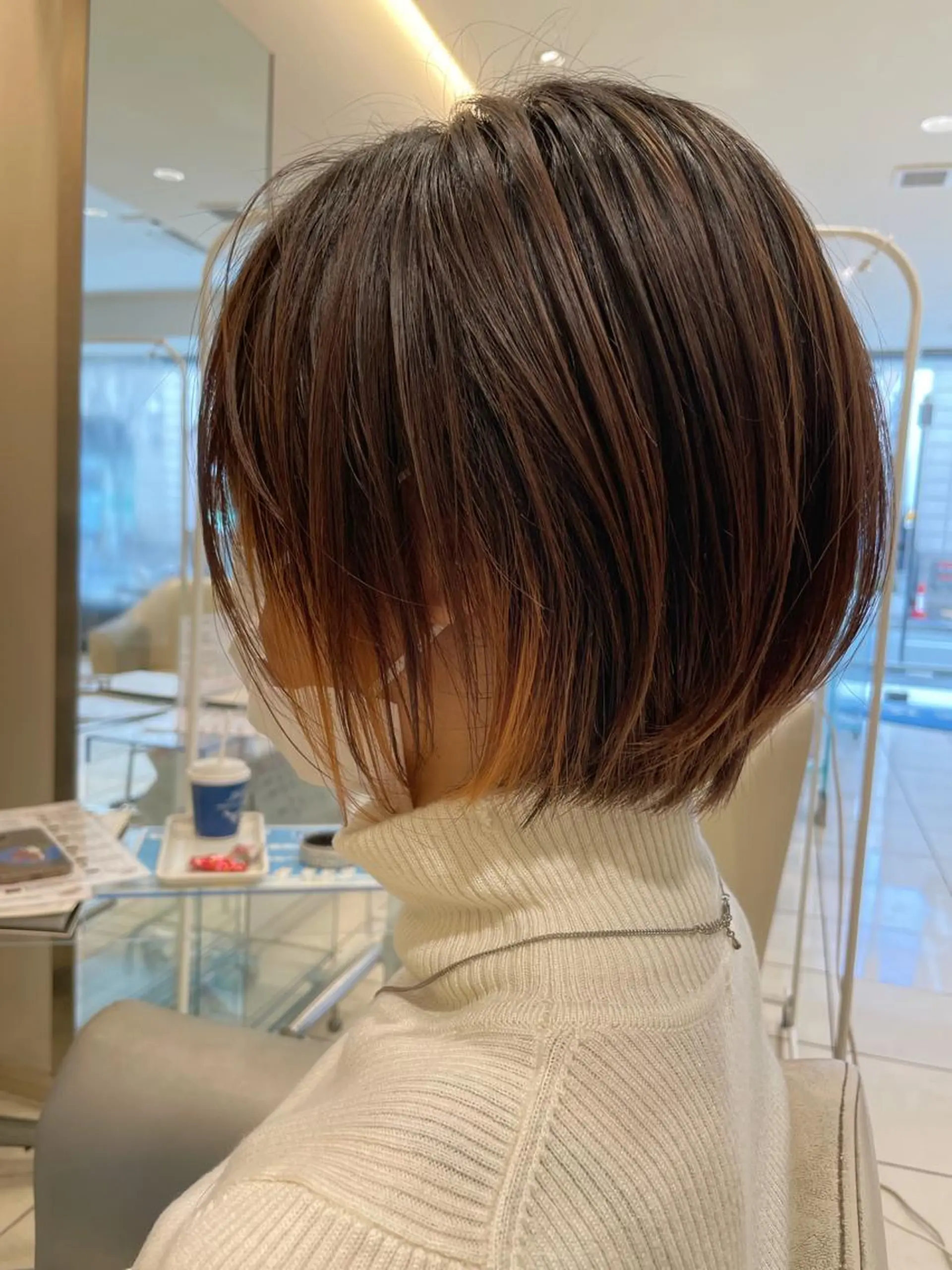 ショート カラー カット ヘアカラー トリートメント MODE K´s eau髪質改善特化のヘアスタイル