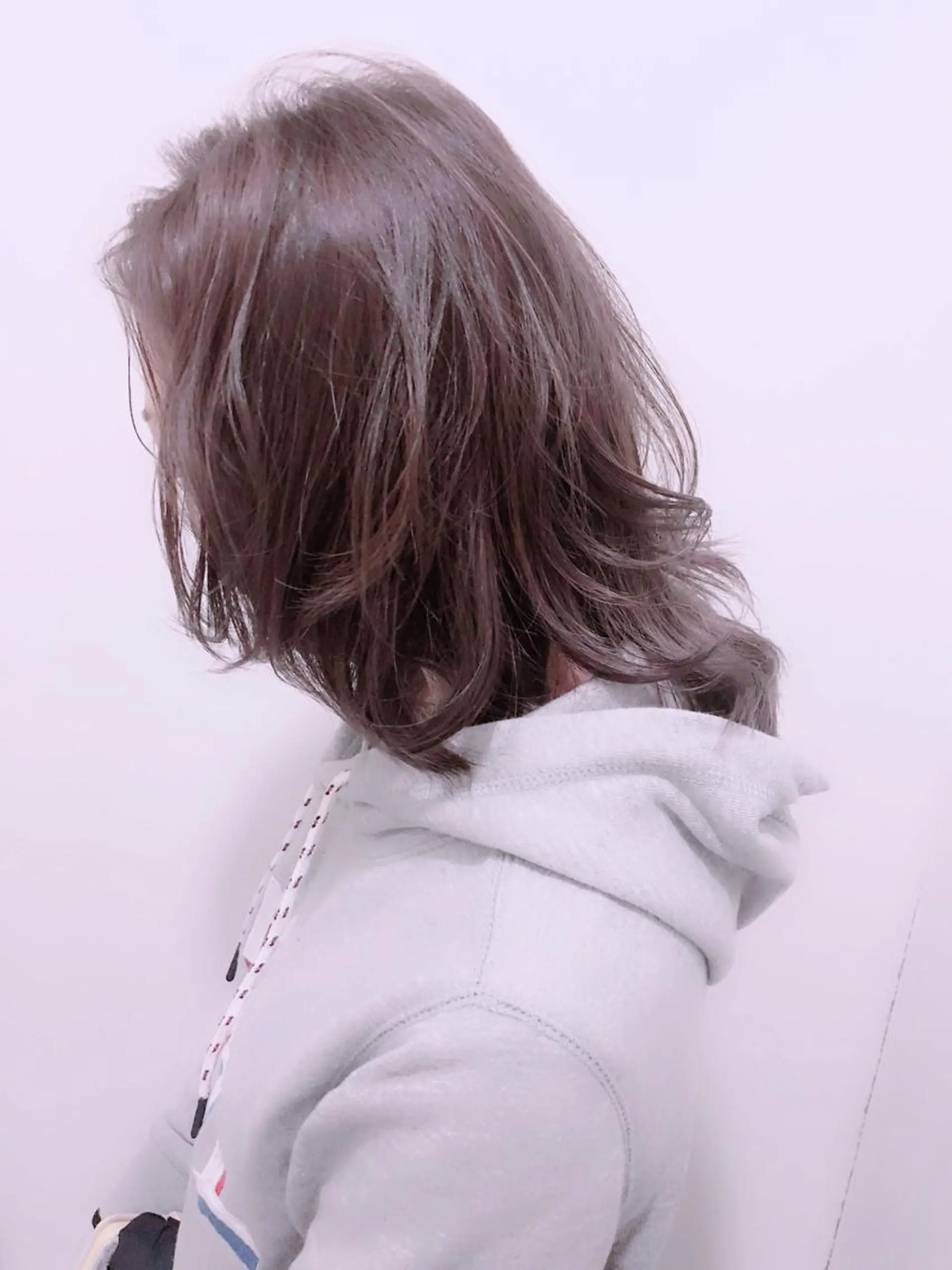 ミディアム カラー ラベンダーカラー 髪質改善/ 艶髪カラー/益田直幸のヘアスタイル