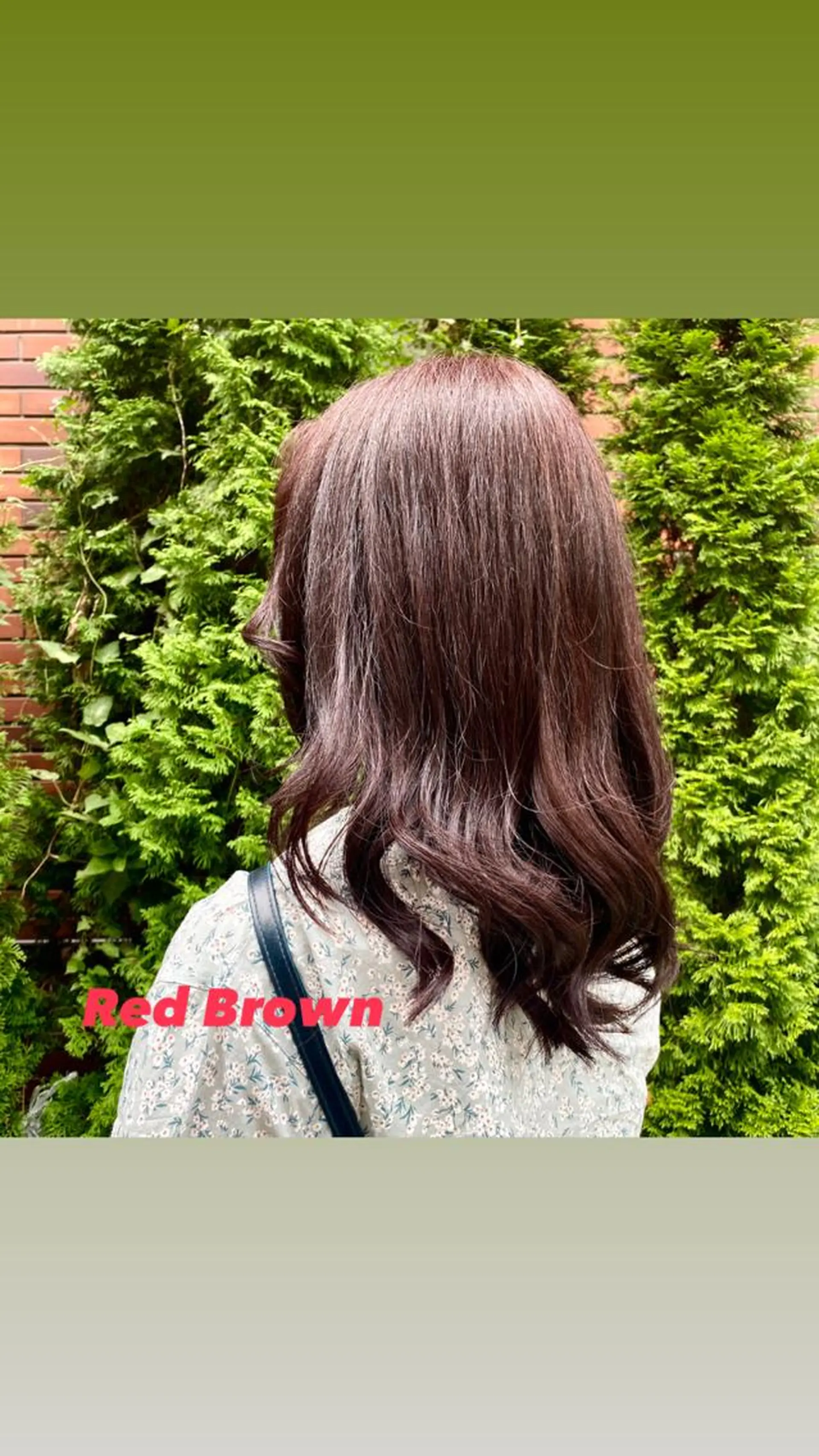 セミロング カラー メンズ ブラウンカラー レッドカラー レッドブラウン 韓国スタイル Akiraのヘアスタイル