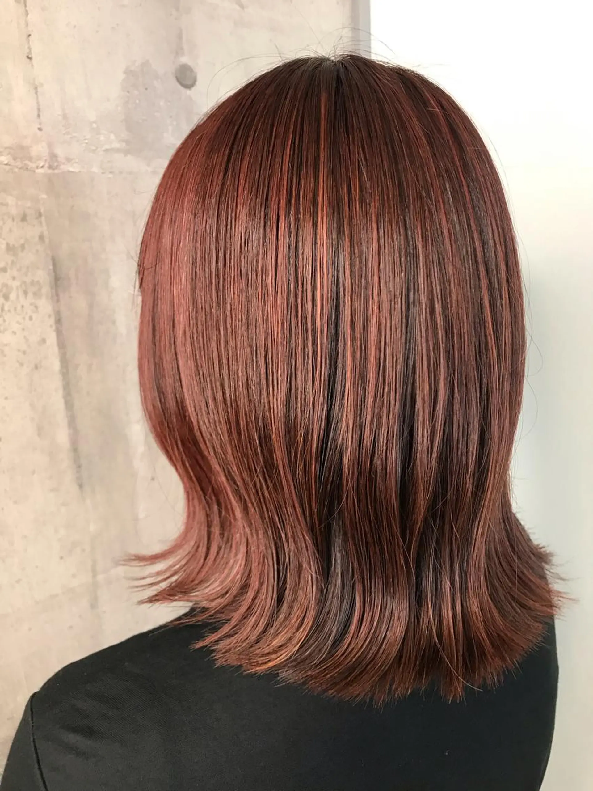 ミディアム カラー yah iroのヘアスタイル