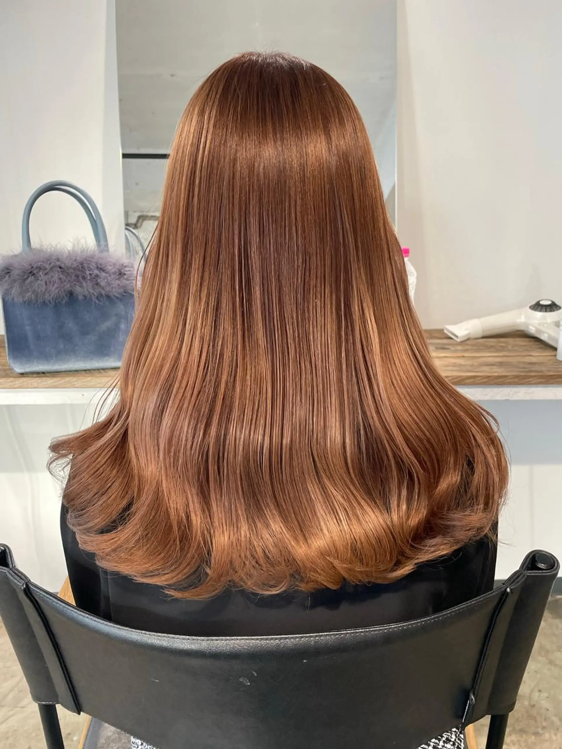 ロング カラー ブラウンカラー グラデーションカラー ナチュラルブラウン ヘアカラー トリートメント ハイトーン/レイヤー /ケアブリーチ石川治のヘアスタイル