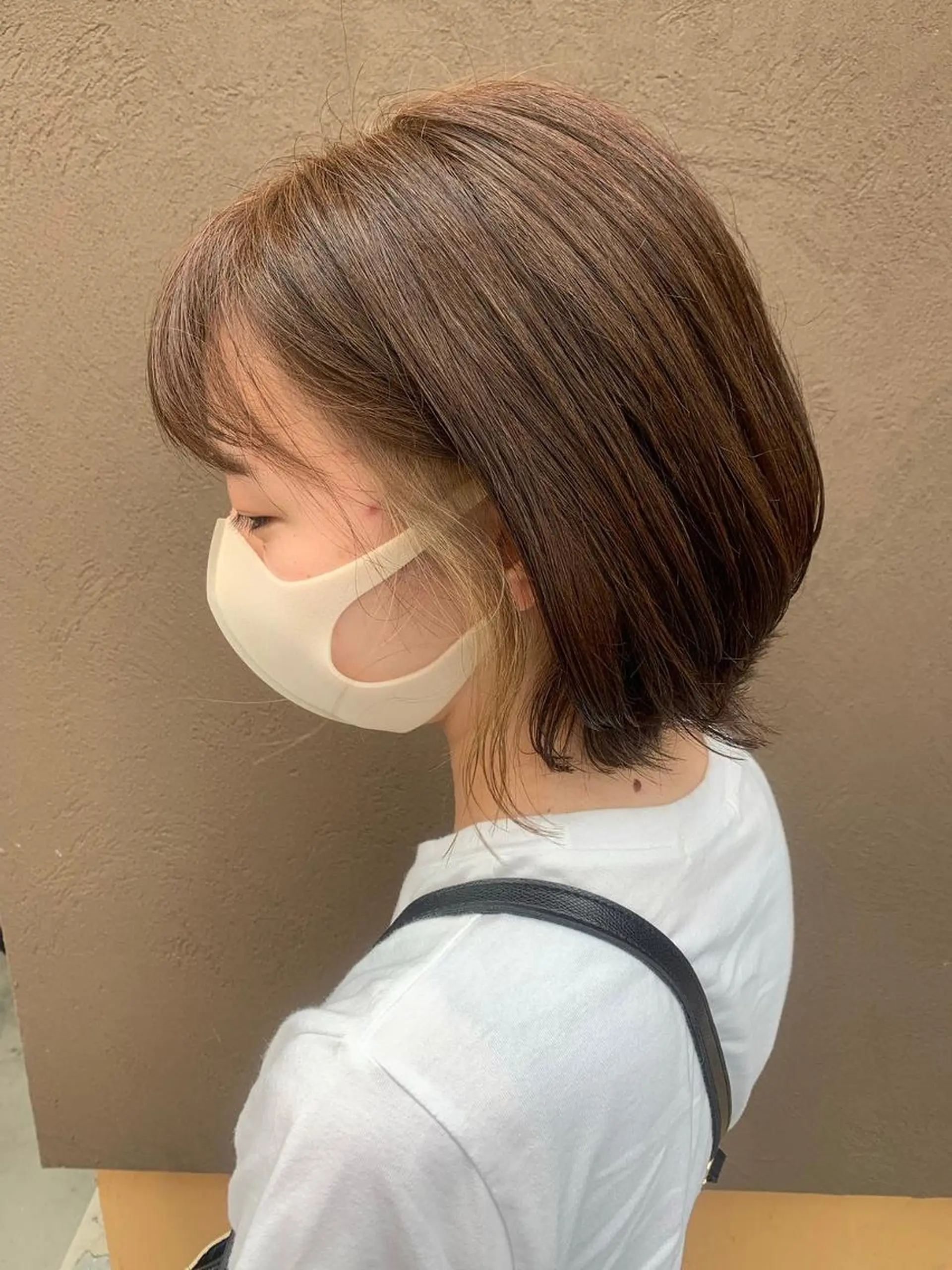 ショート カラー バレイヤージュ ベージュカラー ブリーチ ケアブリーチ ダブルカラー カット ヘアカラー N° aria 三軒茶屋のその他イメージ