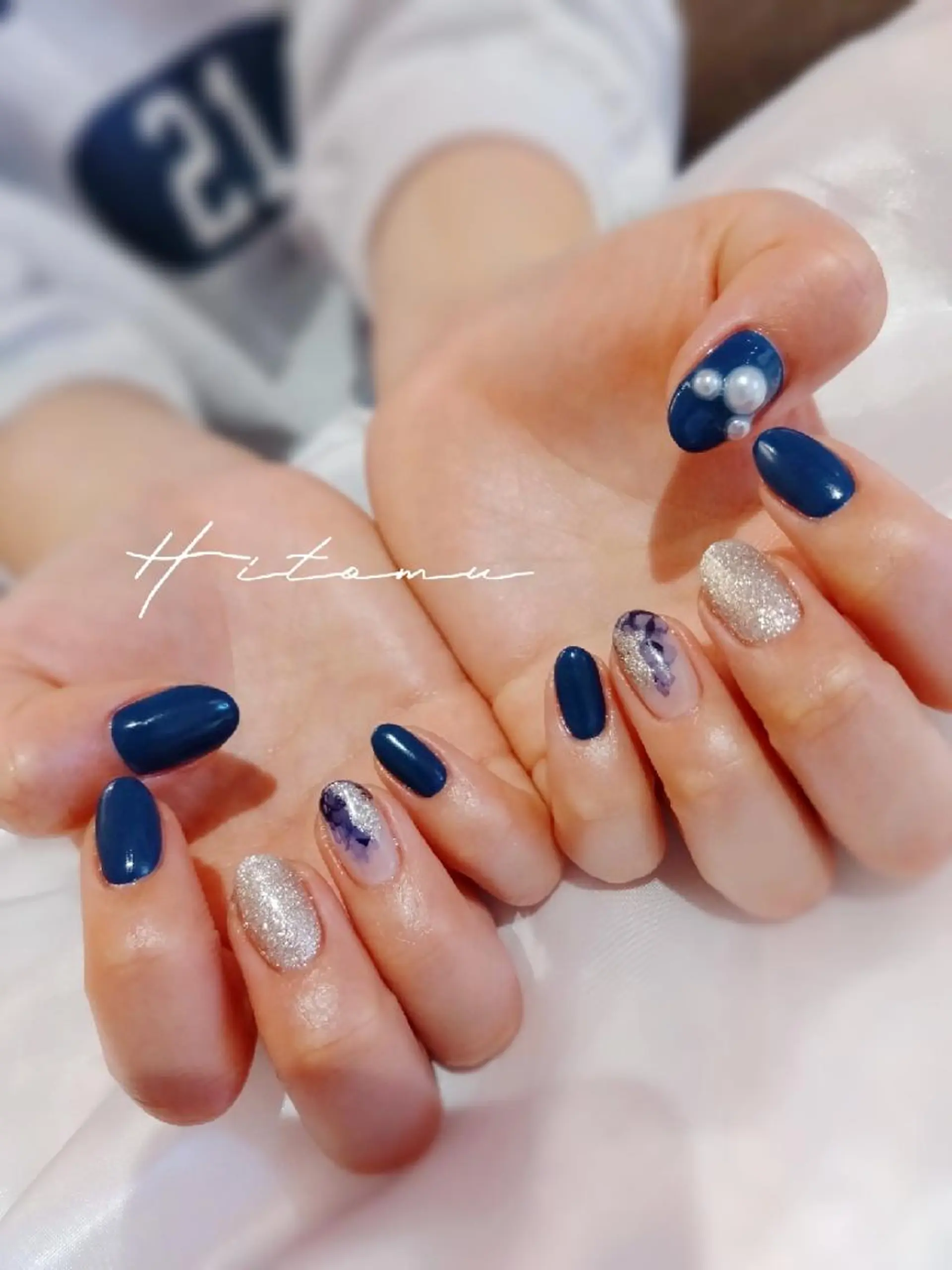 ネイル ラメ(グリッター) ニュアンスネイル ワンカラーネイル Nail salon LEVALOレヴァロのネイルデザイン