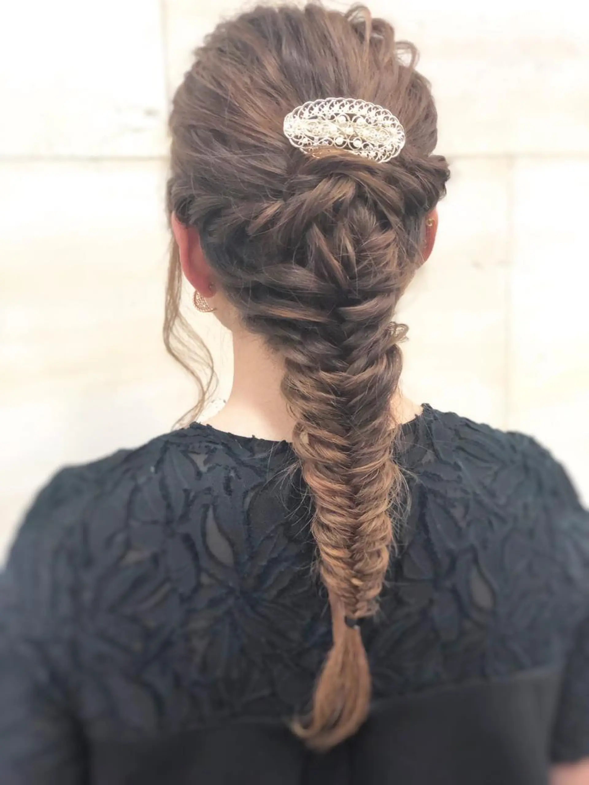 ヘアアレンジ 三つ編み 🌈透明感カラー🌈 🌟吉田祐介🌟のヘアスタイル