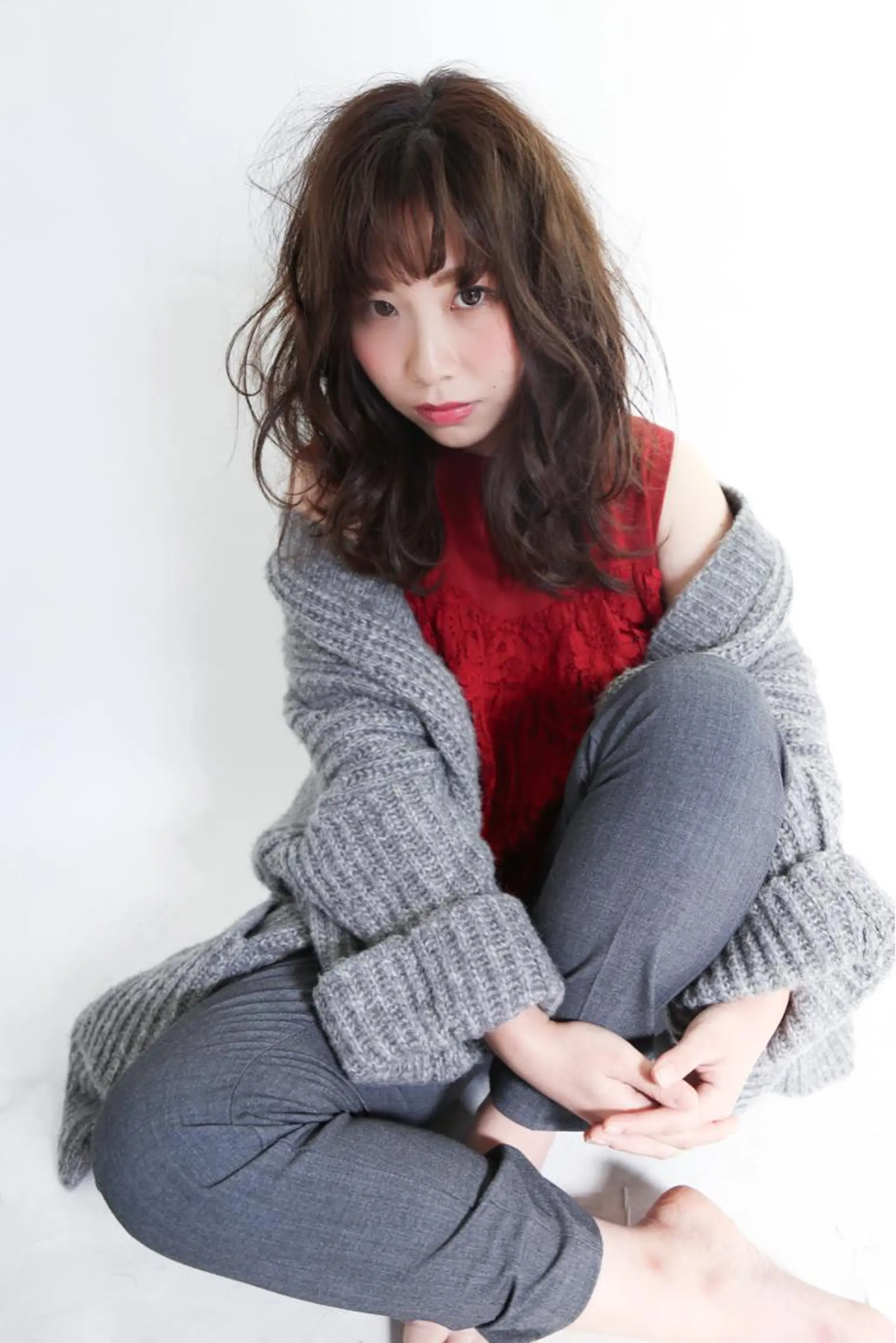 セミロング カラー パーマ 野村 勇斗のその他イメージ