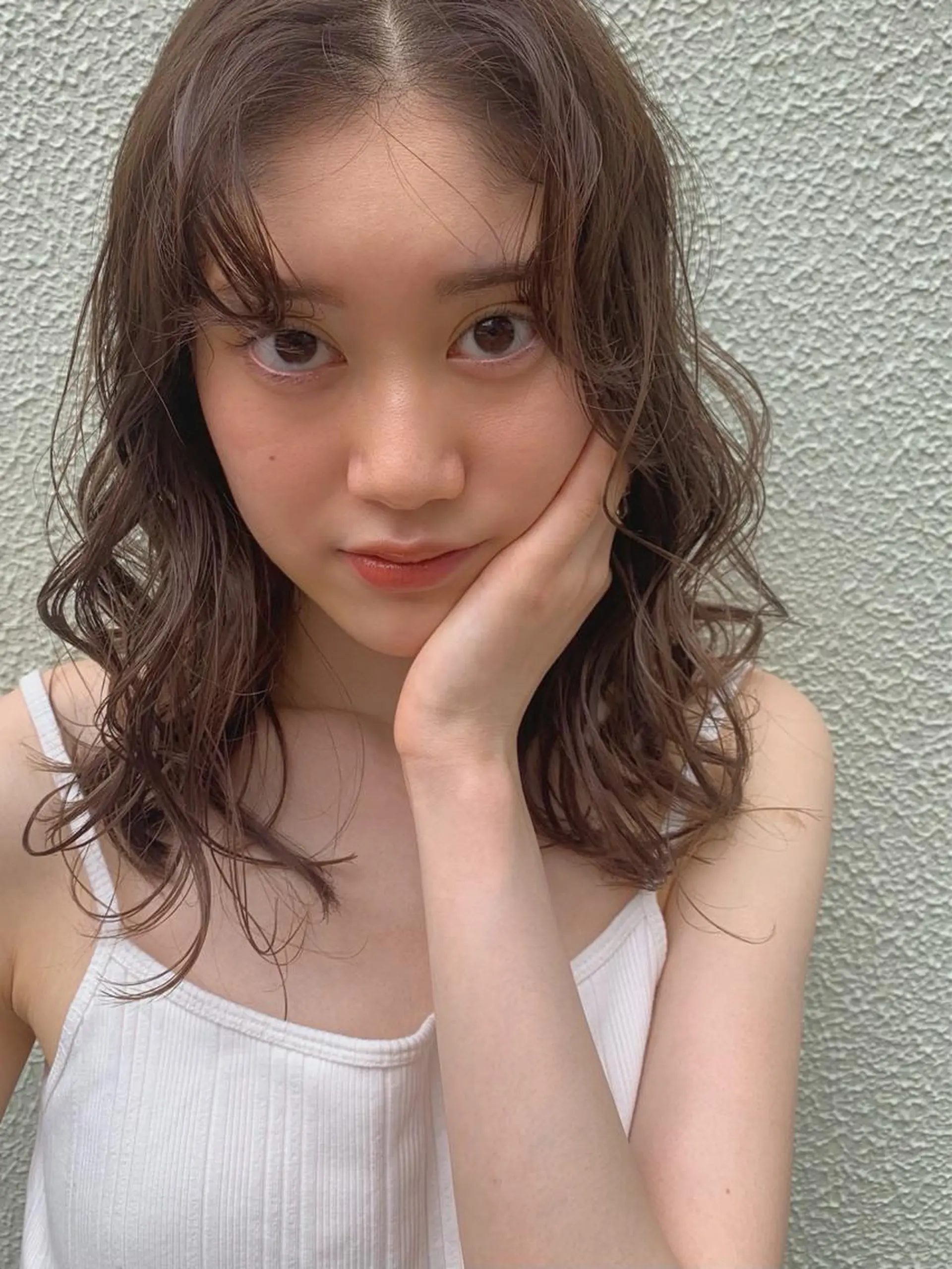 セミロング カラー ベージュカラー ココアベージュ KANA/ボブ/ インナーカラー/艶髪のヘアスタイル