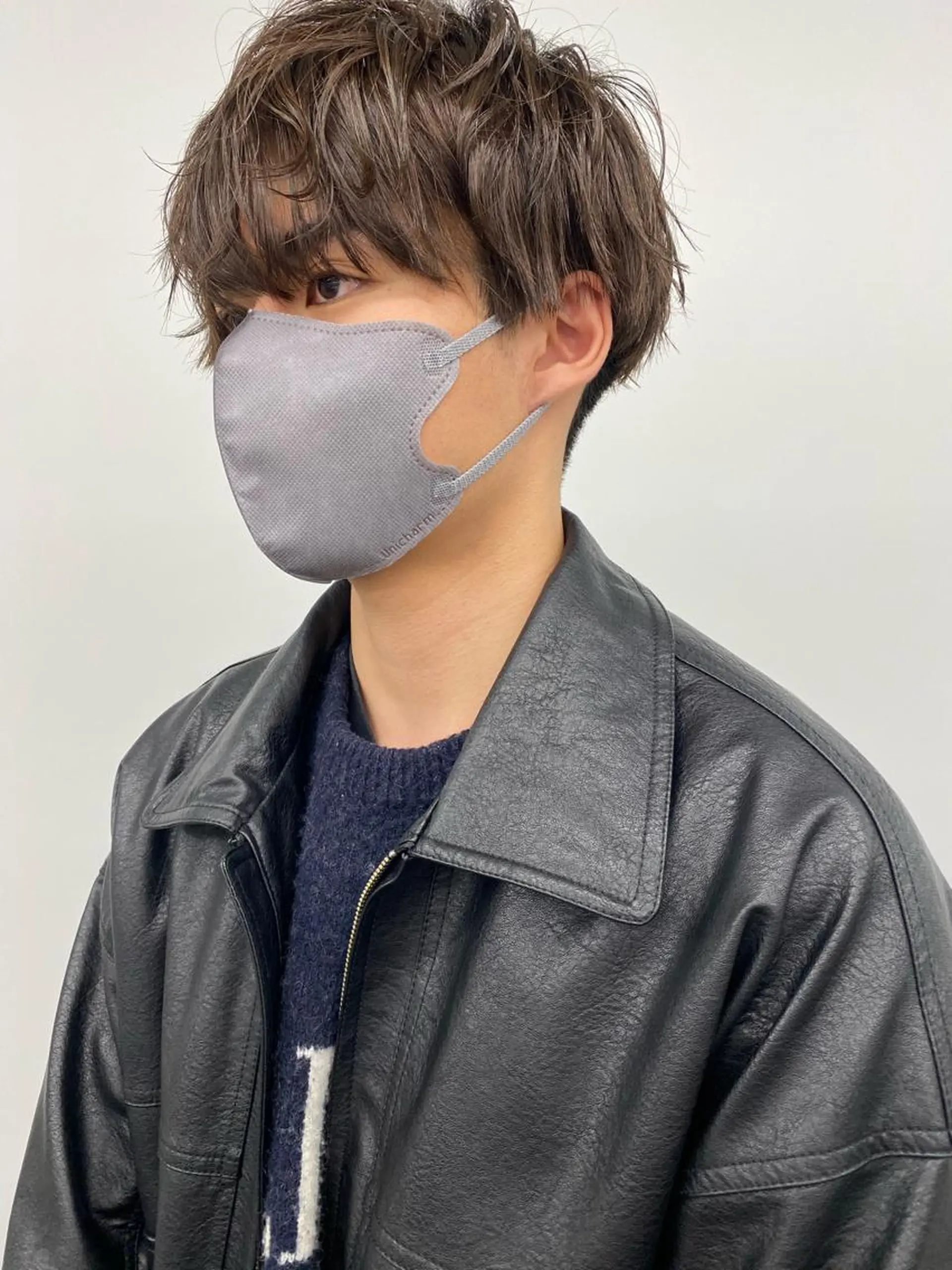 カラー メンズ 寒河江 友花のヘアスタイル