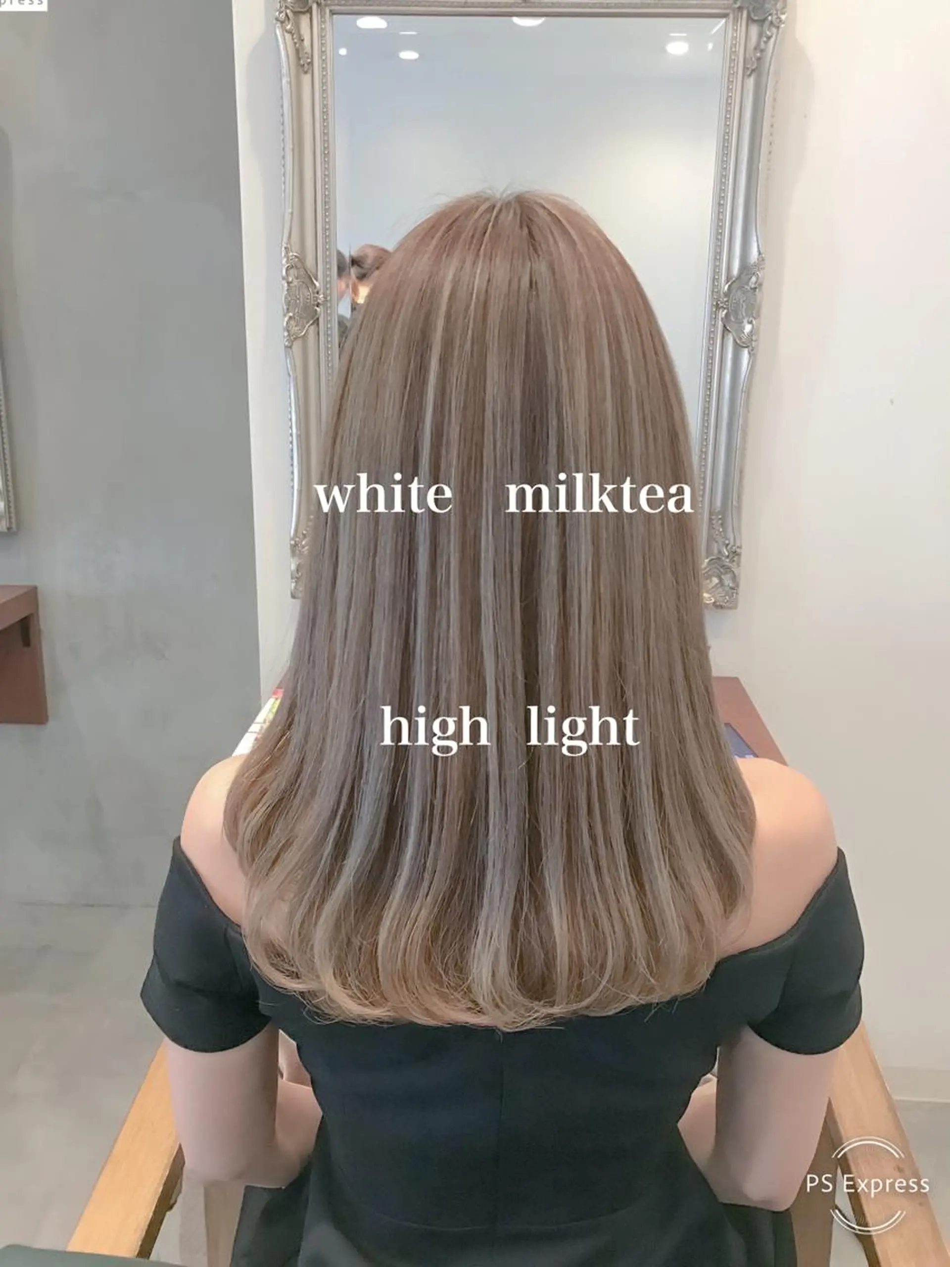 ロング カラー ヘアカラー トリートメント Selenehair 三条本店のヘアスタイル