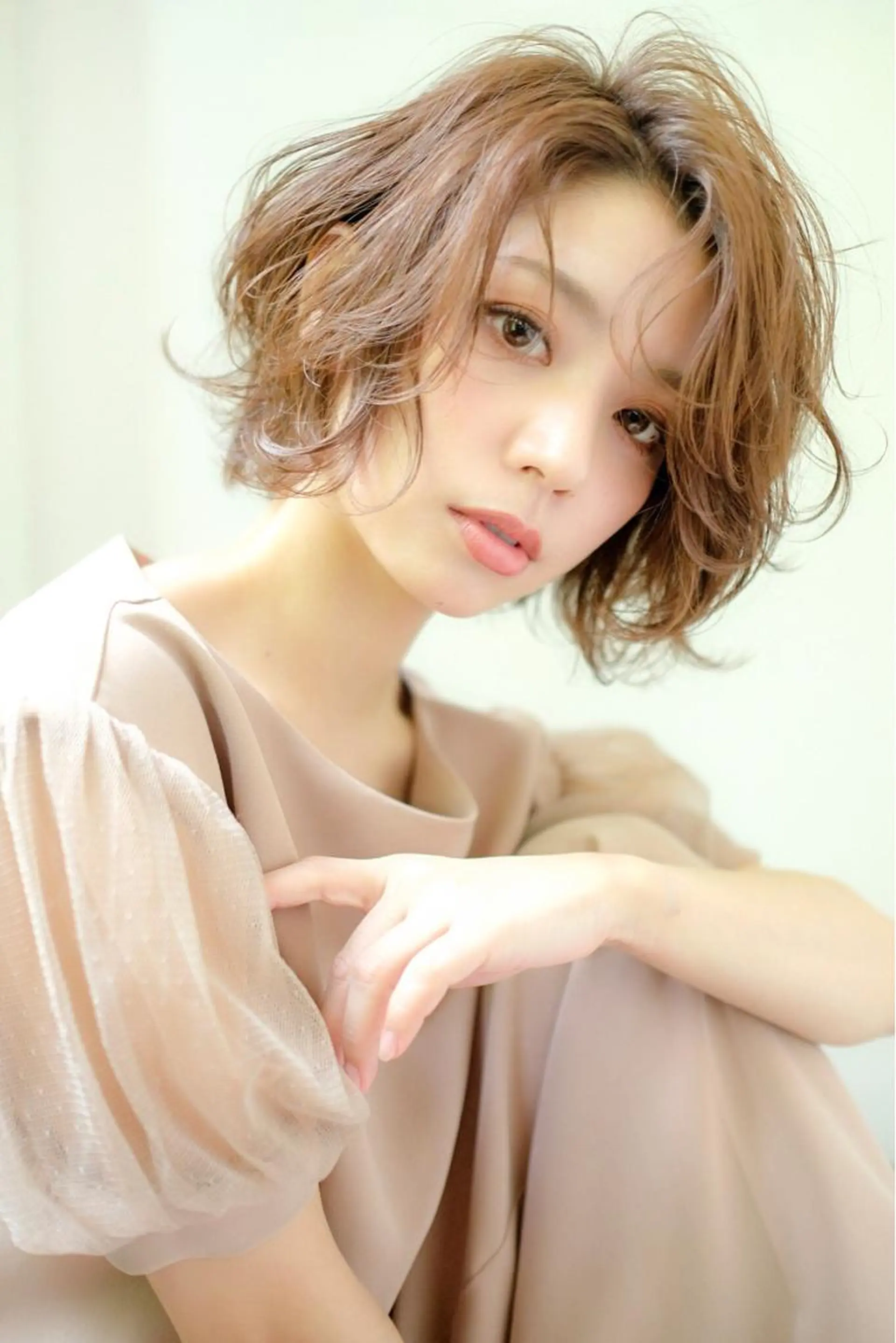 カット ヘアカラー トリートメント 酸性ストレート/ブリ ーチなし/中村 匠のヘアスタイル