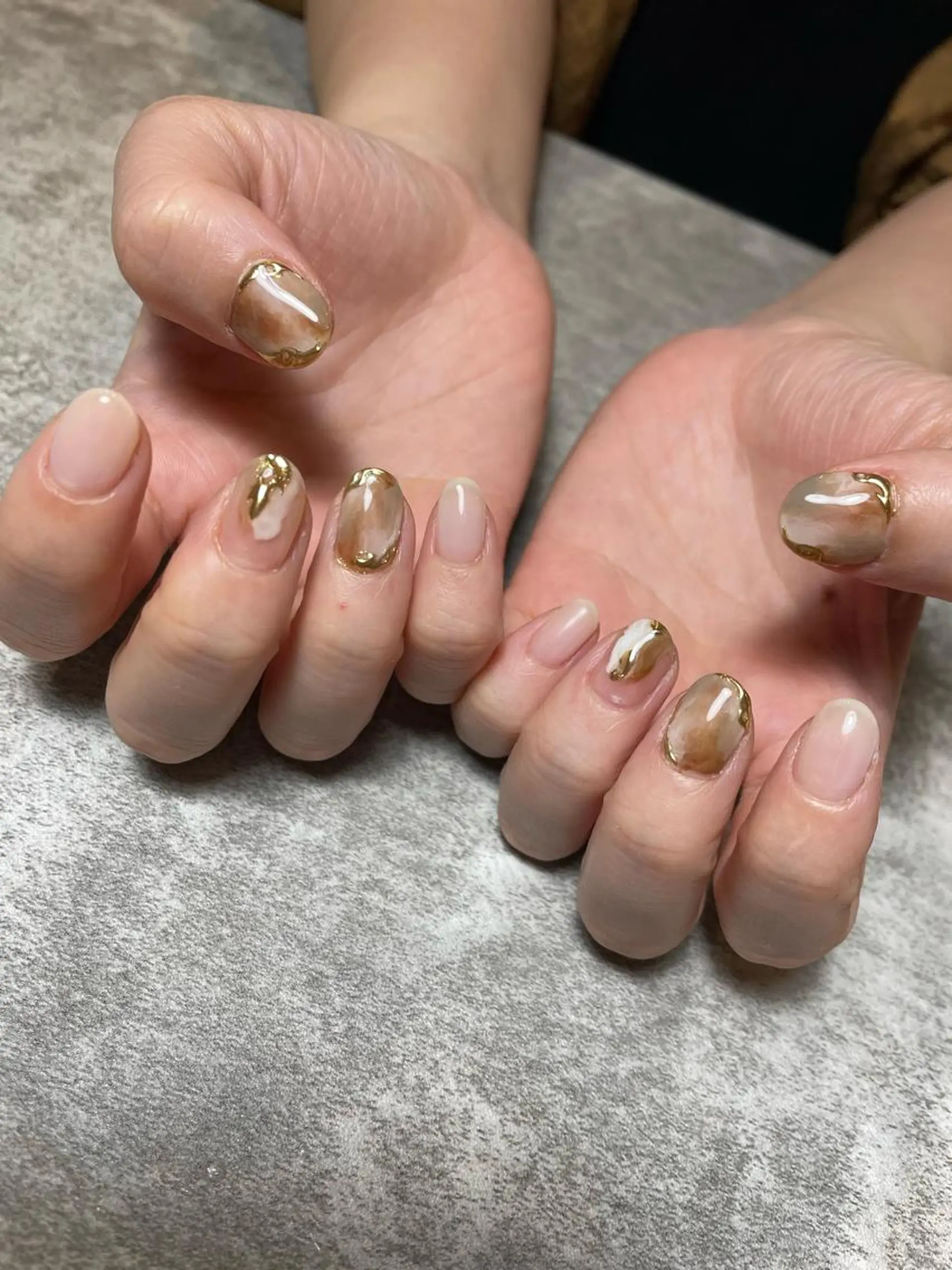 ネイル ニュアンスネイル ハンドネイル ma riのマツエク・マツパデザイン