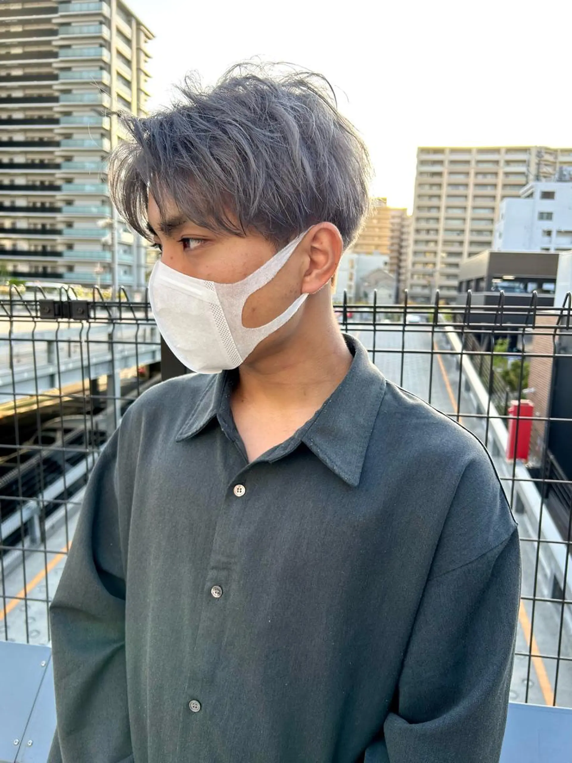 ショート カラー メンズ メンズ特化❤️‍🔥 パーマ職人江口佳乃のヘアスタイル