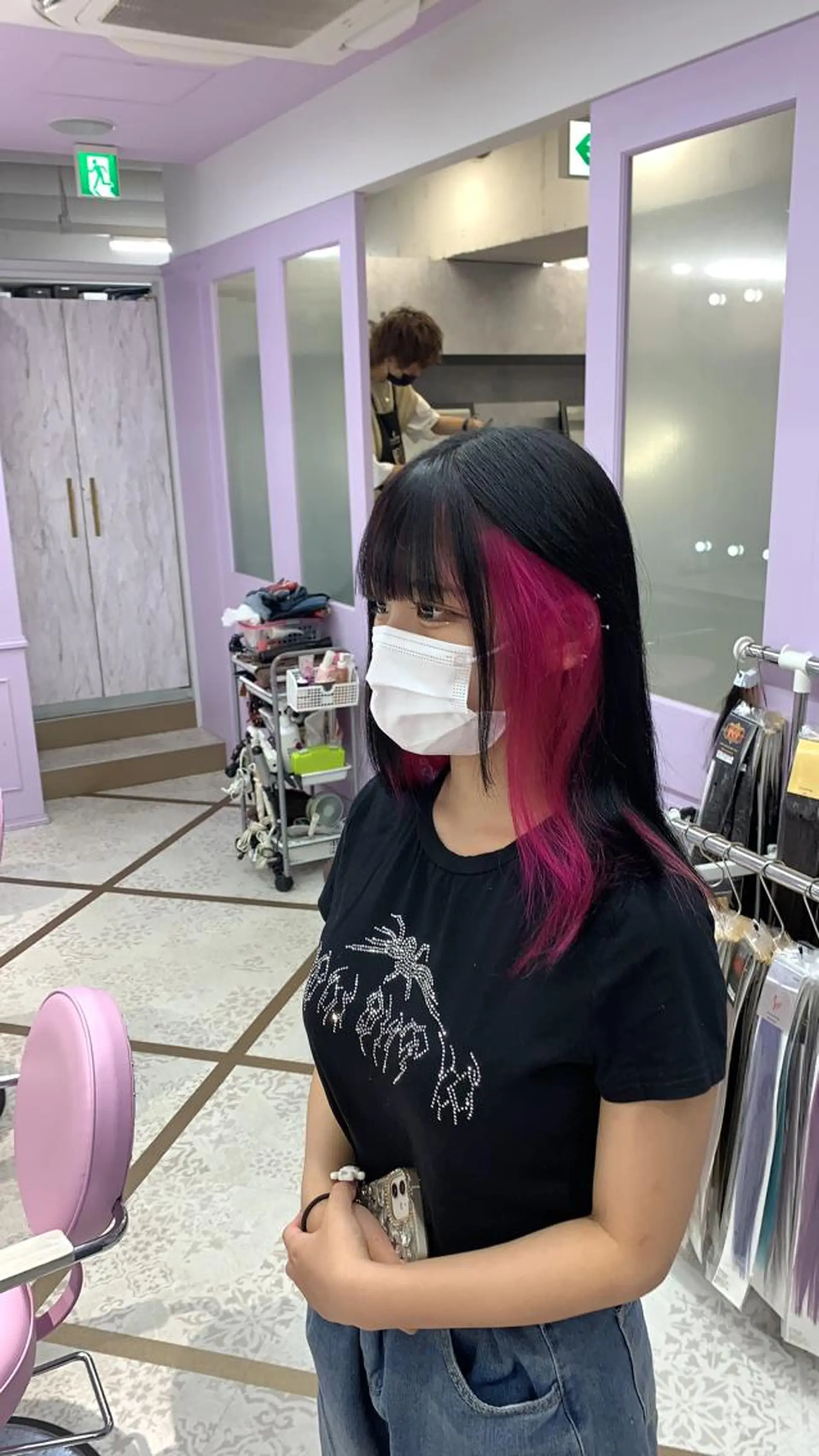 セミロング ヘアカラー トリートメント 派手髪支持率No1 Eisukeのヘアスタイル