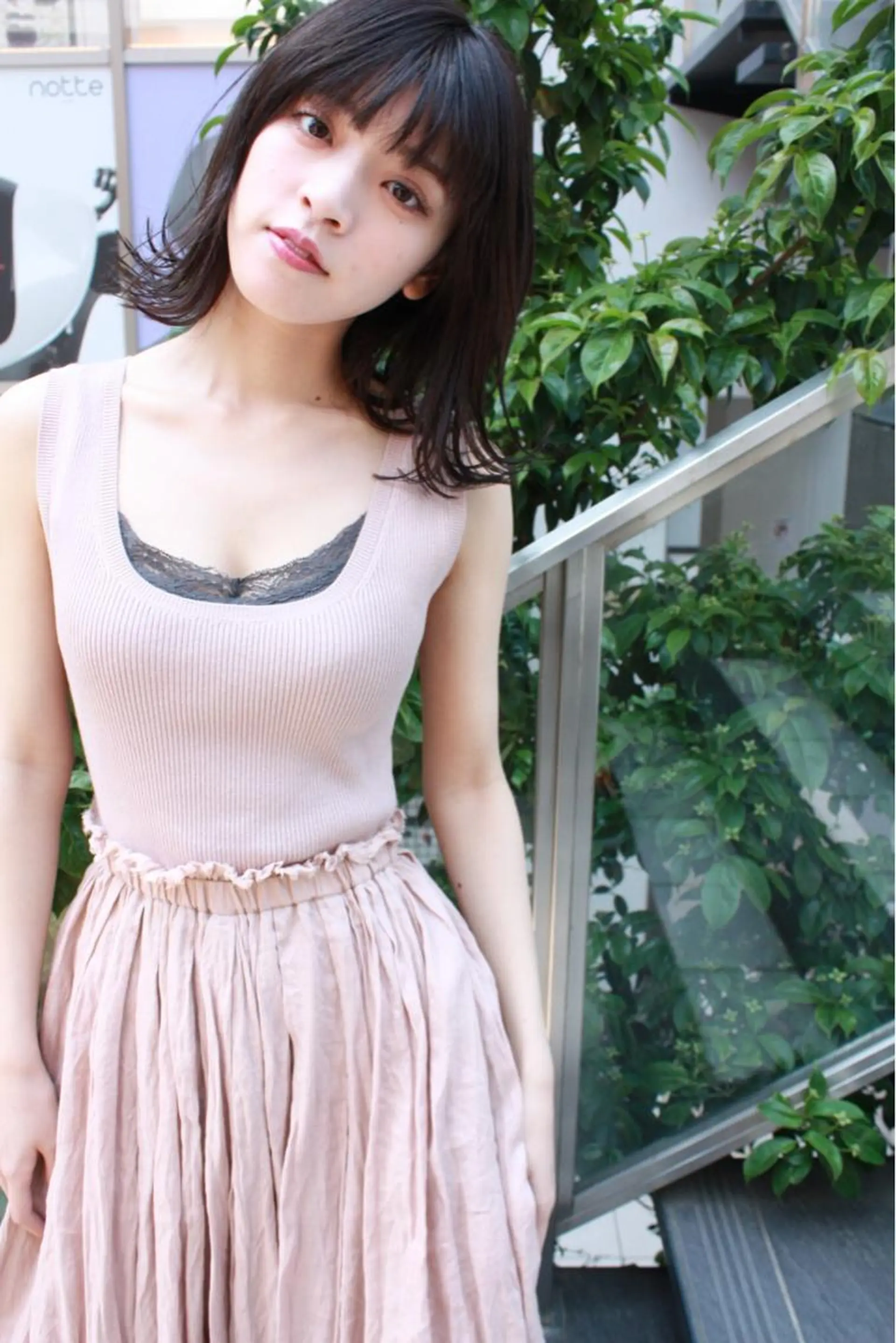 ミディアム カラー パーマ アディクシーカラー イルミナカラー くせ毛 髪質改善 縮毛矯正 tuuli トゥーリのヘアスタイル