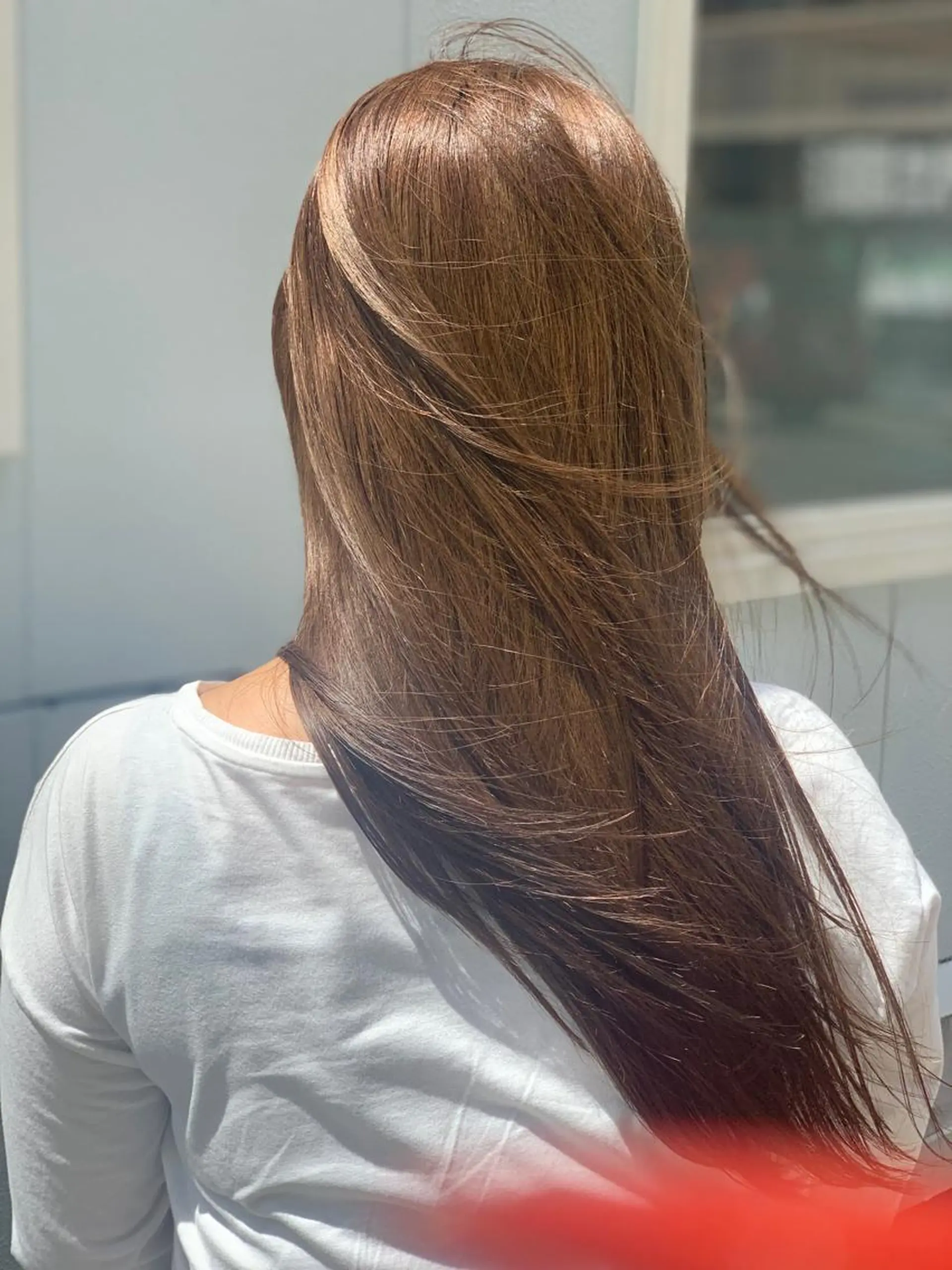 ロング SEAM アキホのヘアスタイル