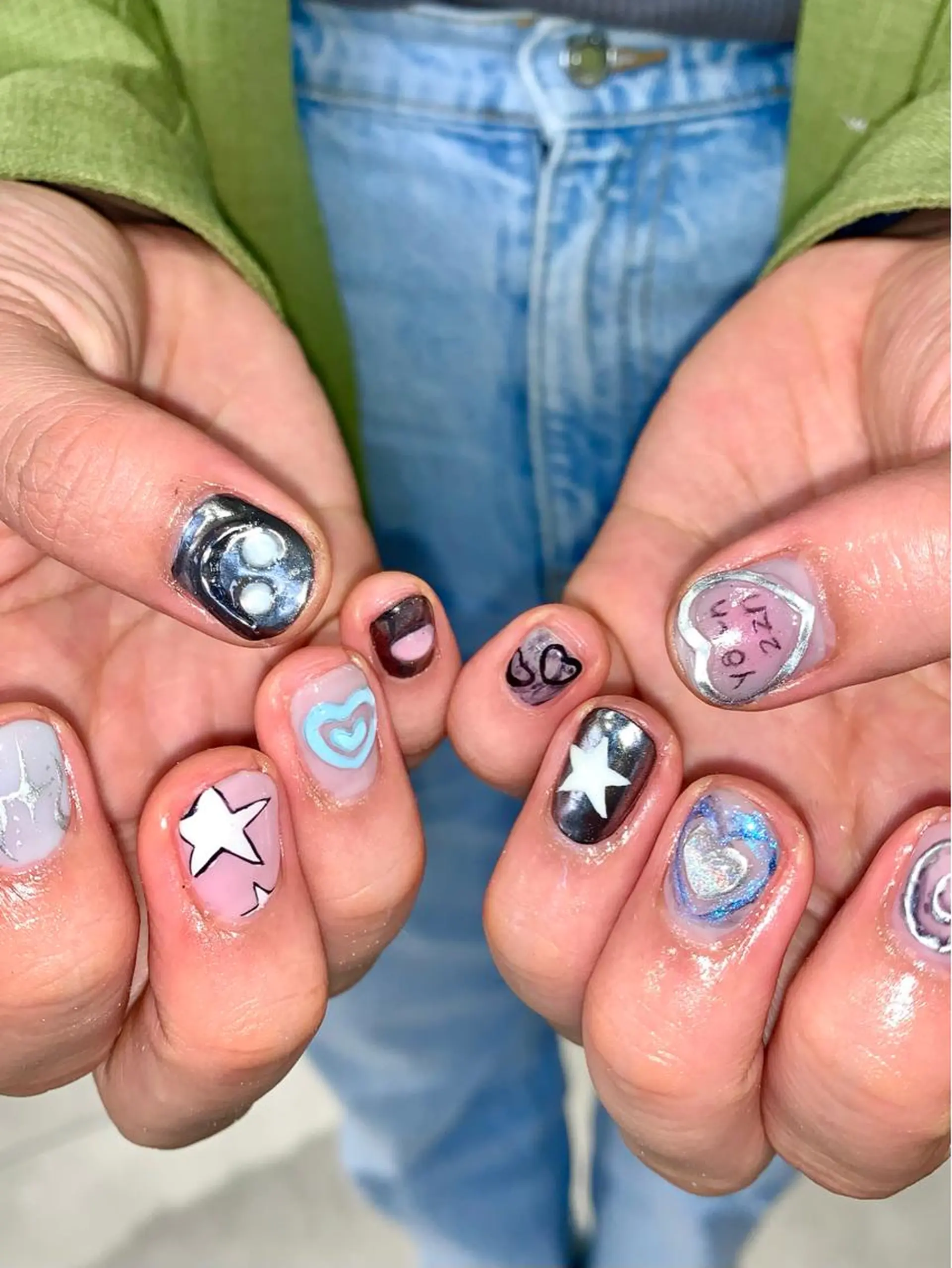 ネイル アートネイル ジェルネイル パラジェル シンプルネイル ハンドネイル Kureha/ネイル トレンドヘアのマツエク・マツパデザイン