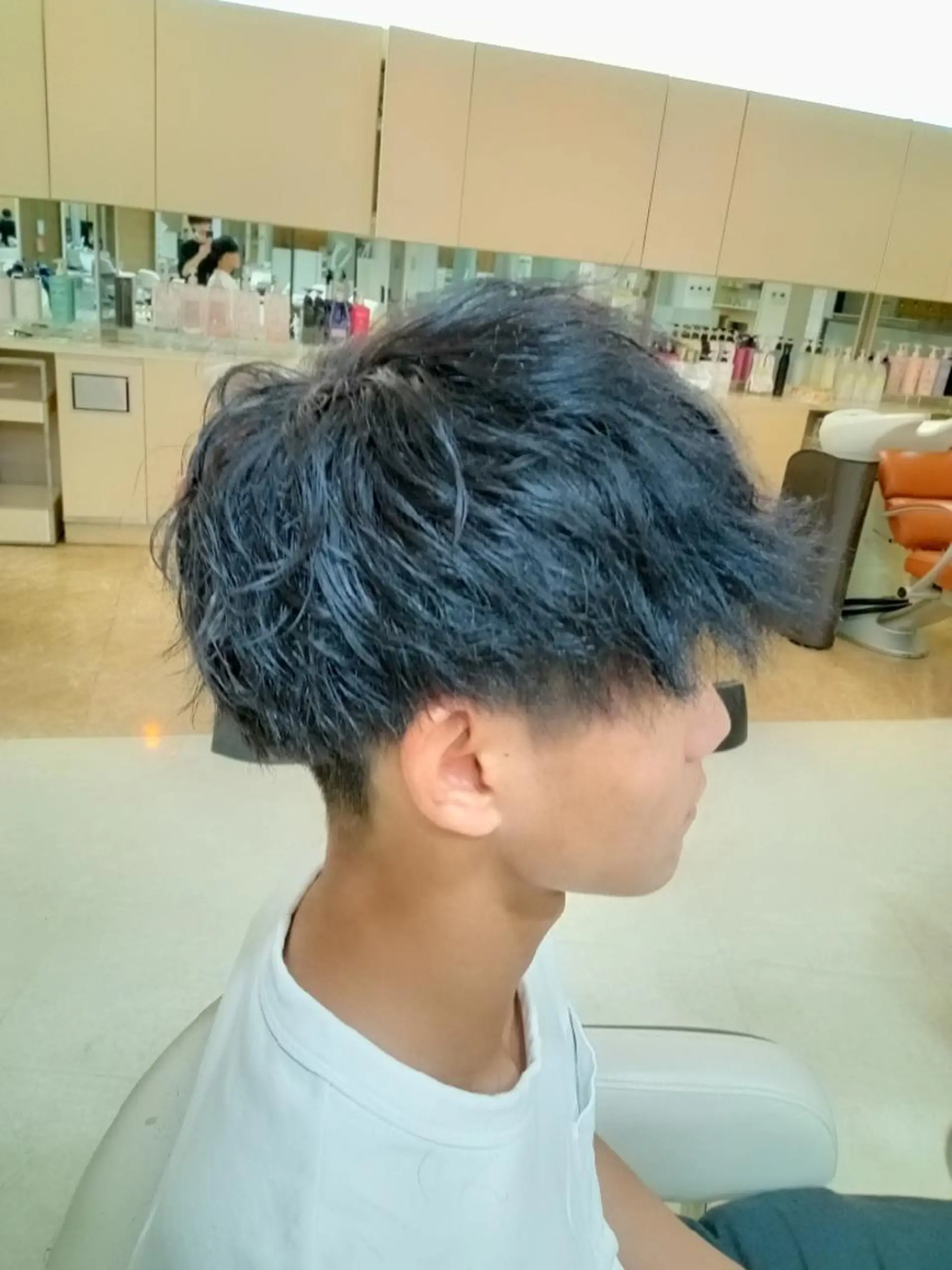 メンズ 林慶吾/ショート /ダメージレスカラーのヘアスタイル