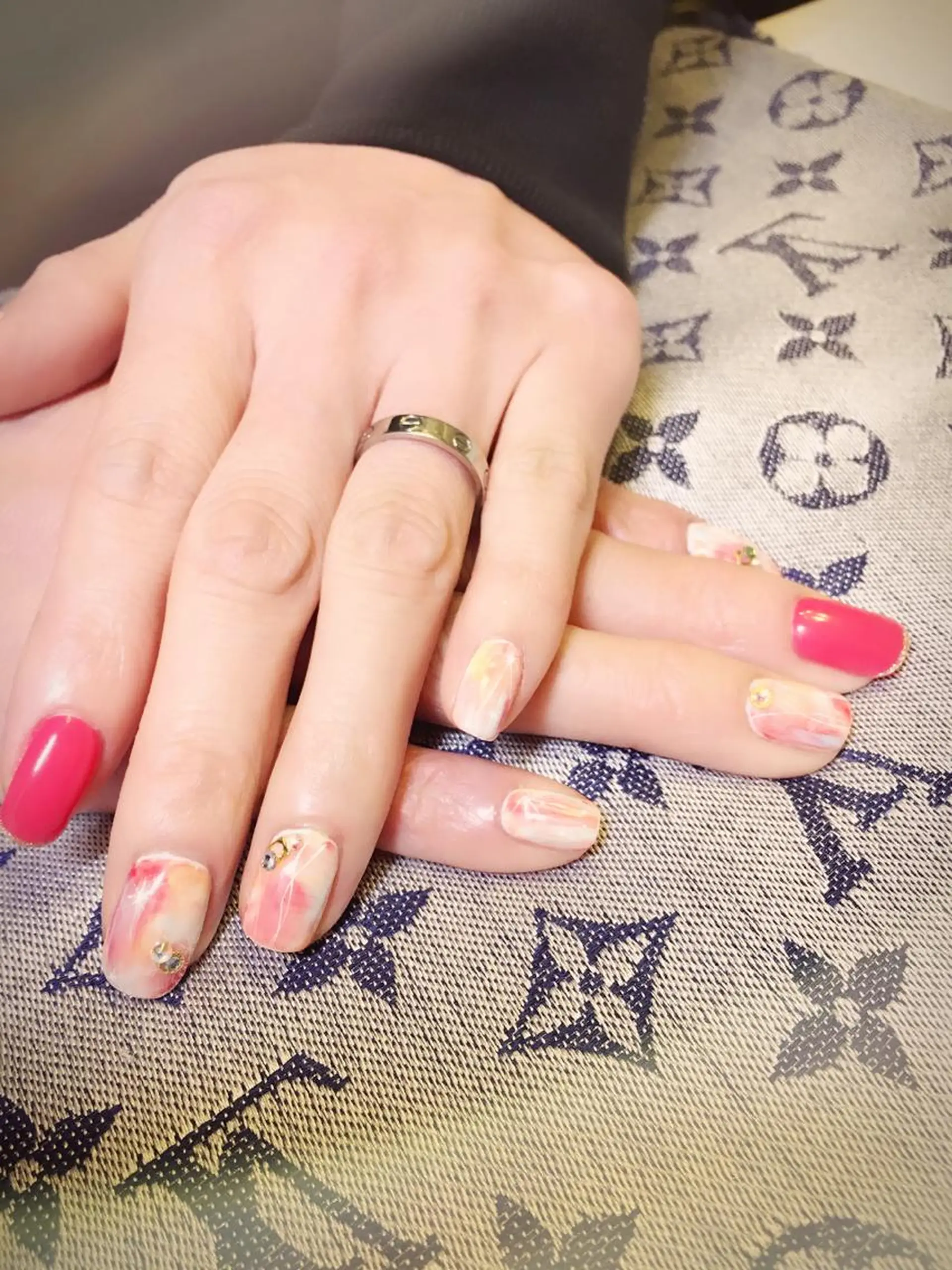 ショート ネイル ニュアンスネイル Petite Cannelle所属・Petite Cannelleのネイルデザイン