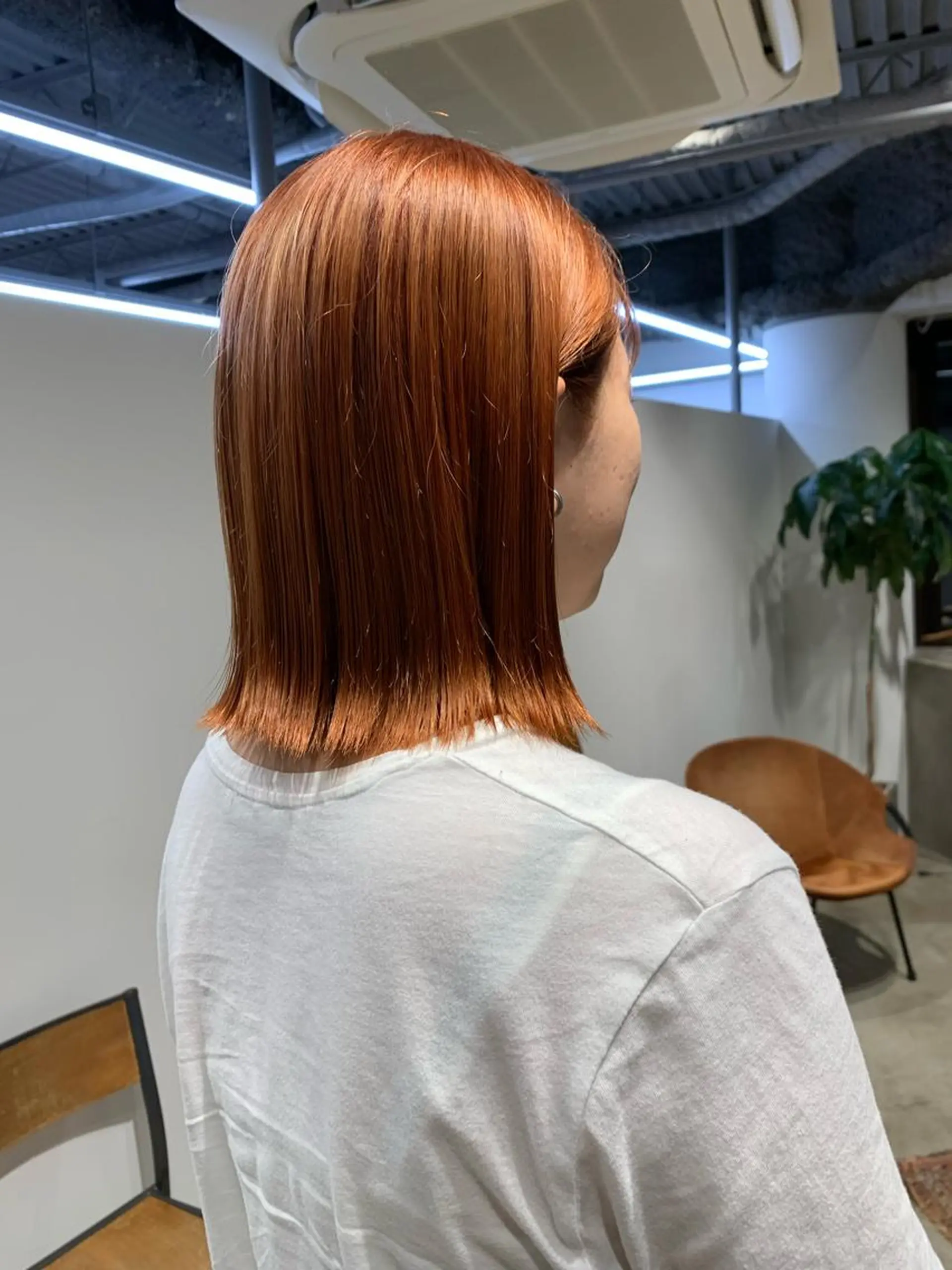 ミディアム カラー ブリーチ ヘアカラー TONUKOA RUA下北沢店【トヌコア ルア】所属・丸山璃子 /パーマ/レイヤーのヘアスタイル