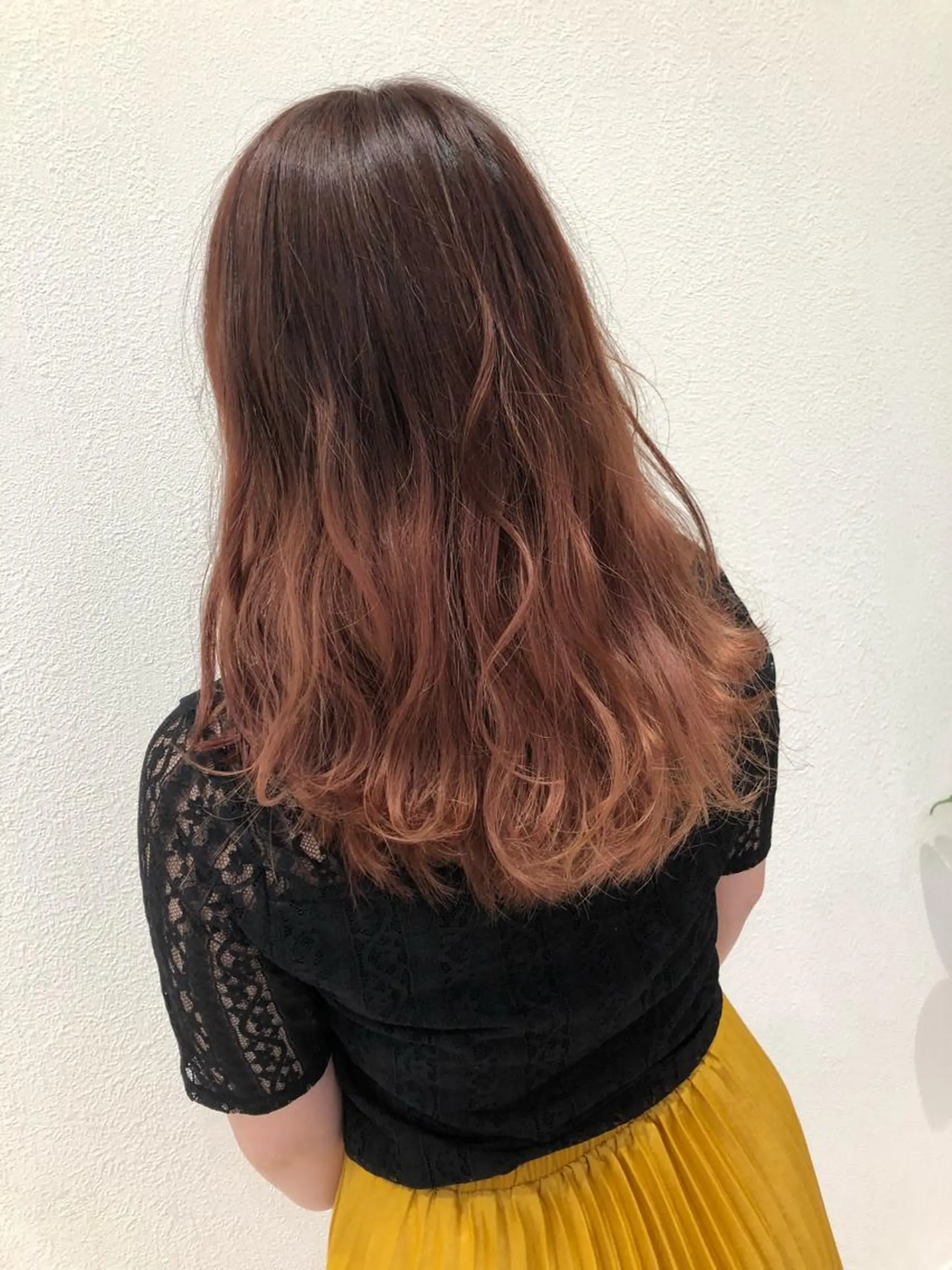 セミロング 岸 保奈美のヘアスタイル