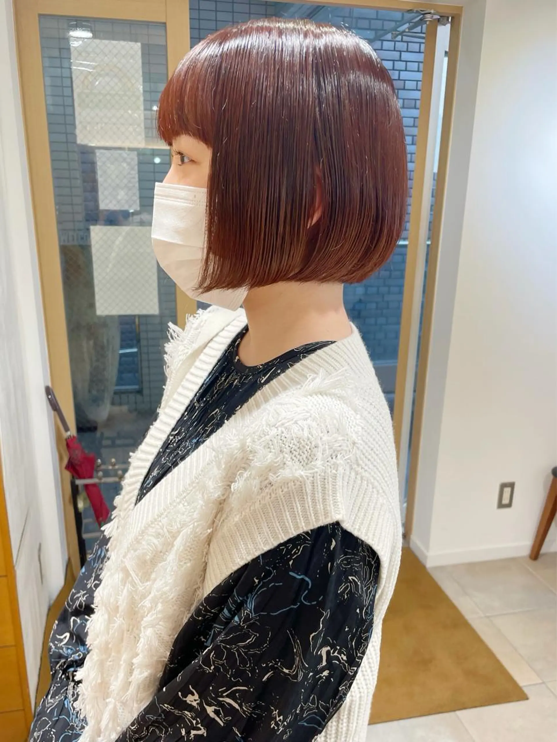 ショート カラー カット ヘアカラー トリートメント 齋藤 咲のヘアスタイル