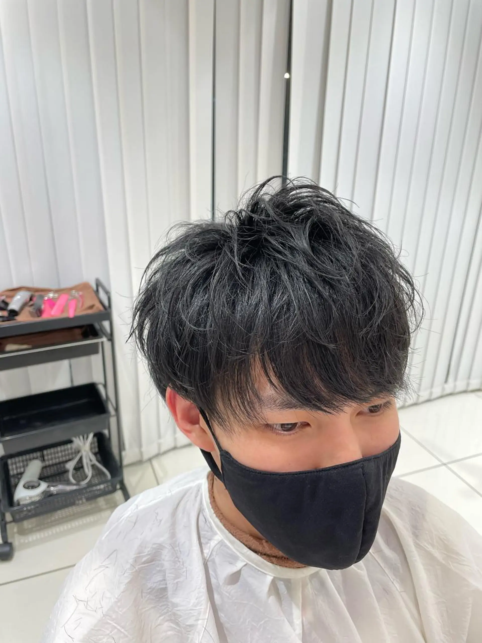 メンズ 🔹メンズ縮毛矯正 川島爽楽🔹のヘアスタイル