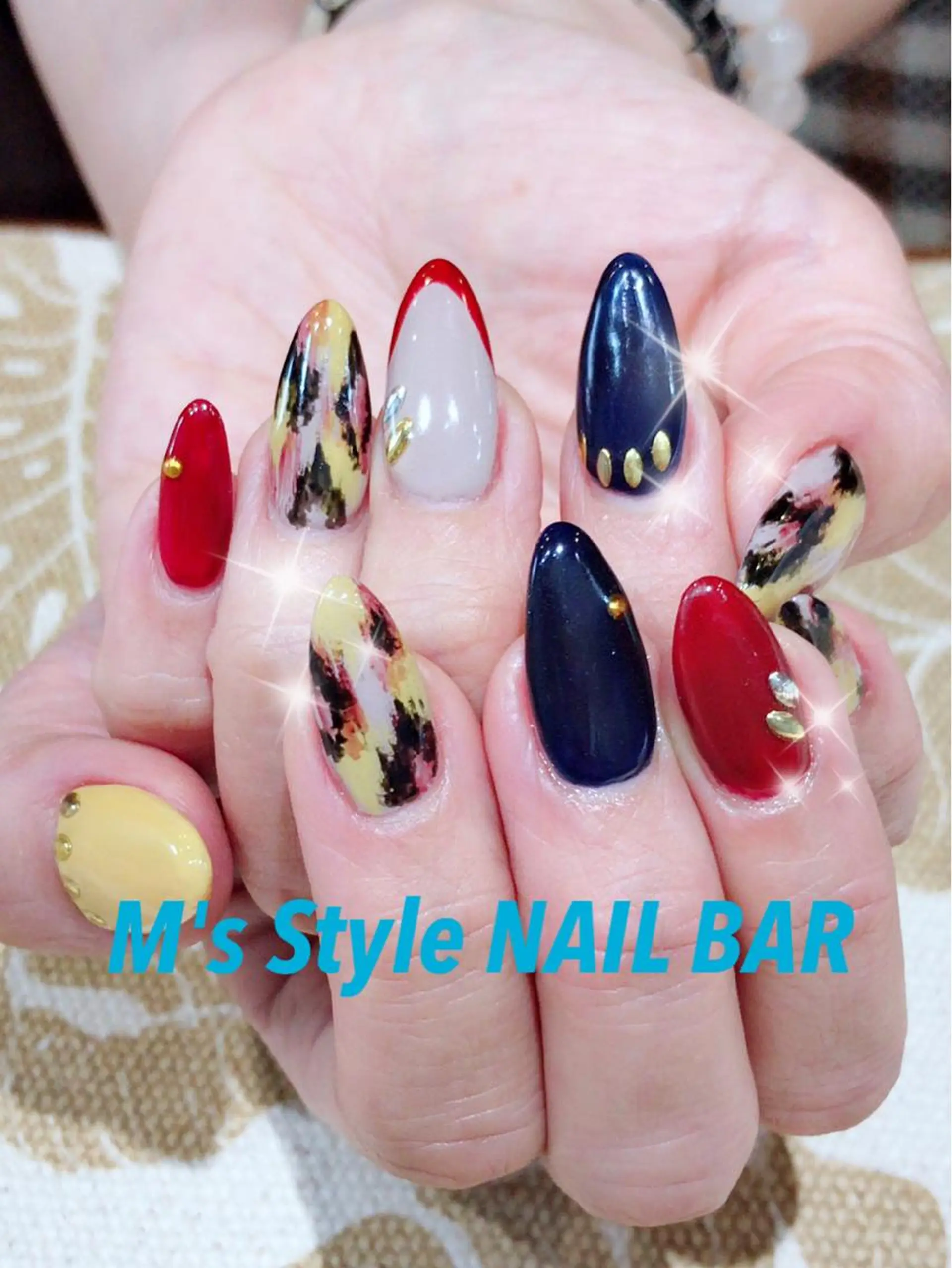 ネイル 持ち込み ハンドネイル M's Style NAIL BARのネイルデザイン
