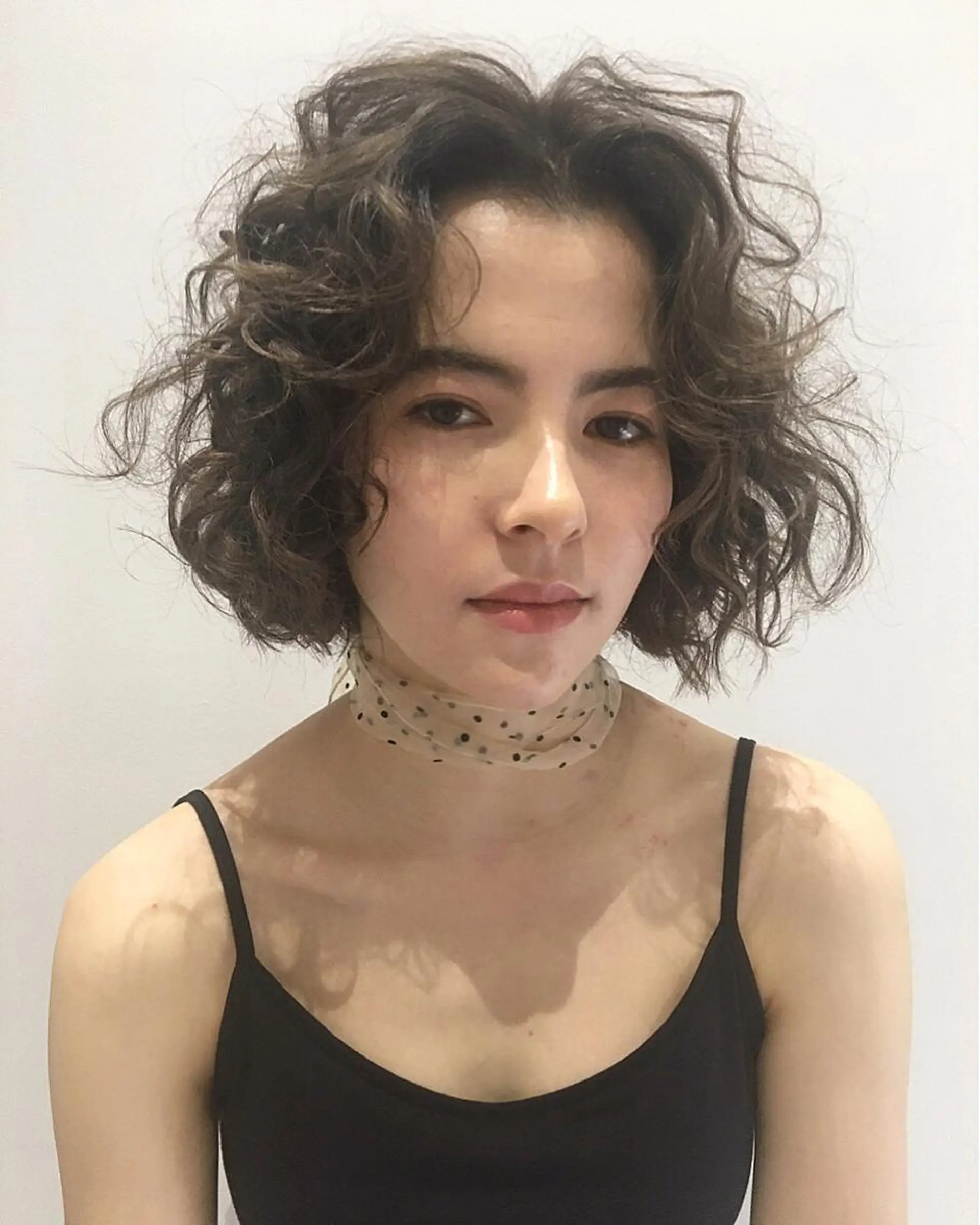 ミディアム パーマ カット トリートメント 狩野 羅夢のヘアスタイル