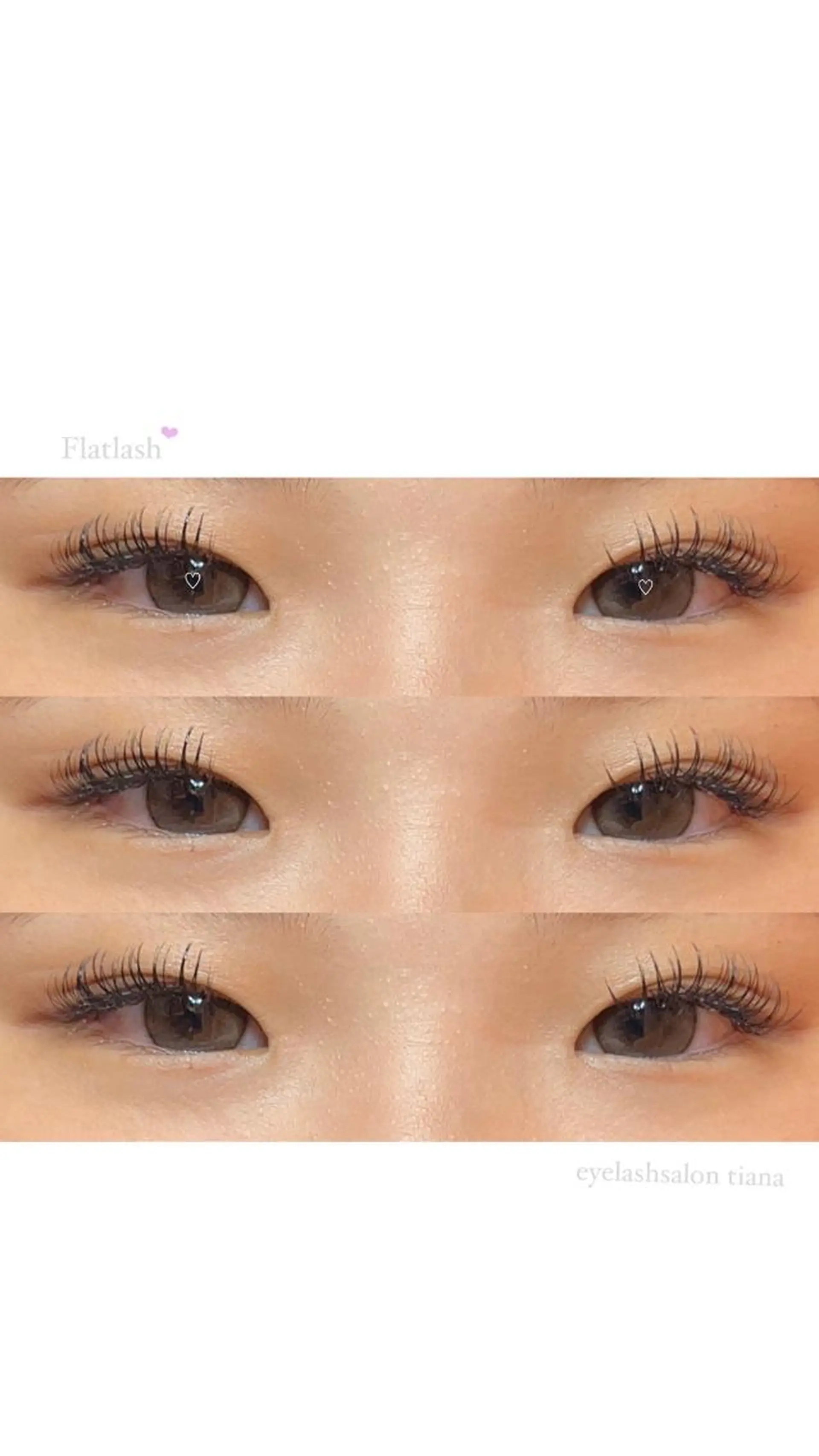 マツエク・マツパ フラットラッシュ マツエク ♡tiana juna˖ ࣪⊹のマツエク・マツパデザイン