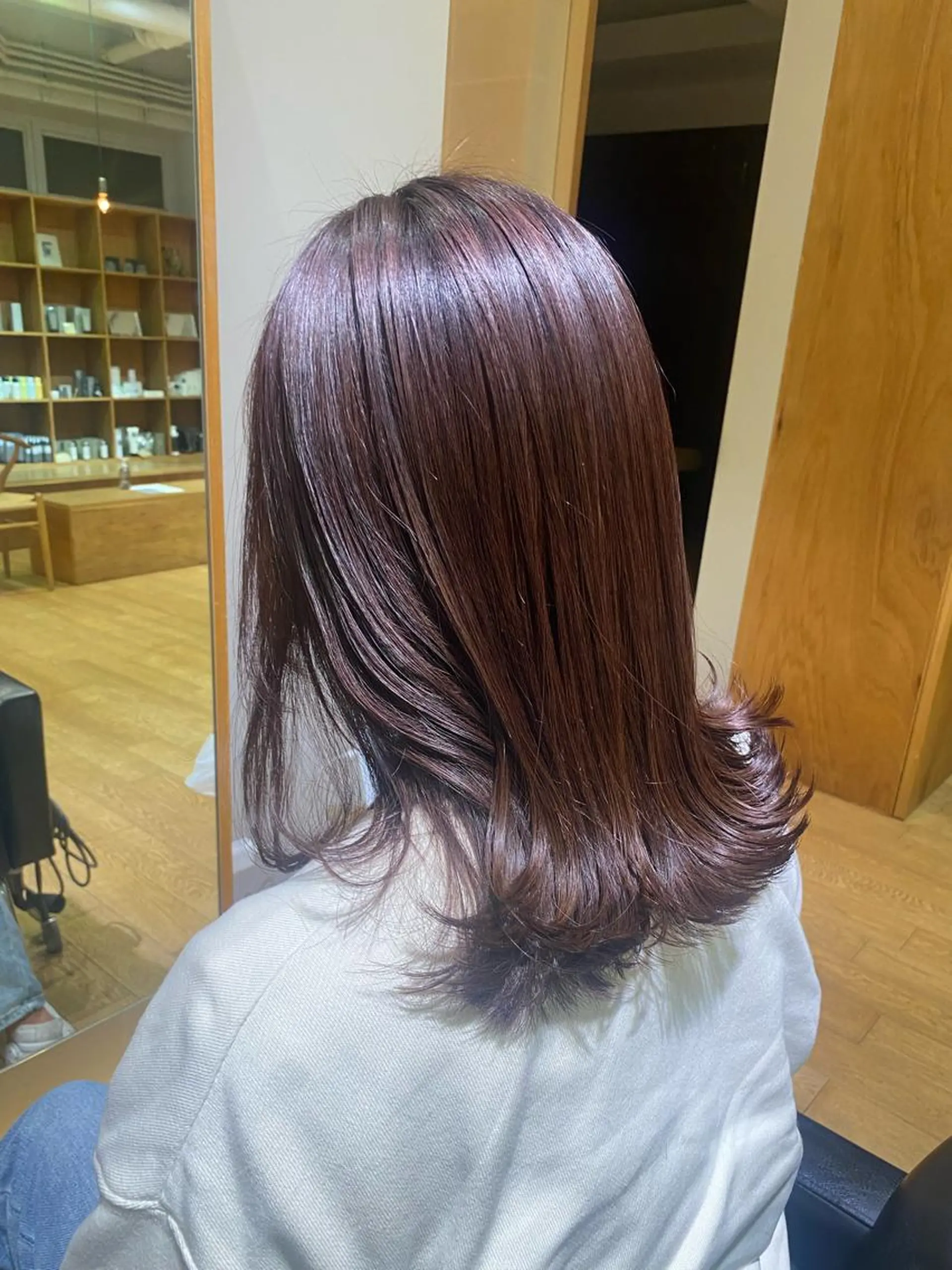 ミディアム カラー 🎗️【ヘアセット 美眉】吉川玲🎗️のヘアスタイル