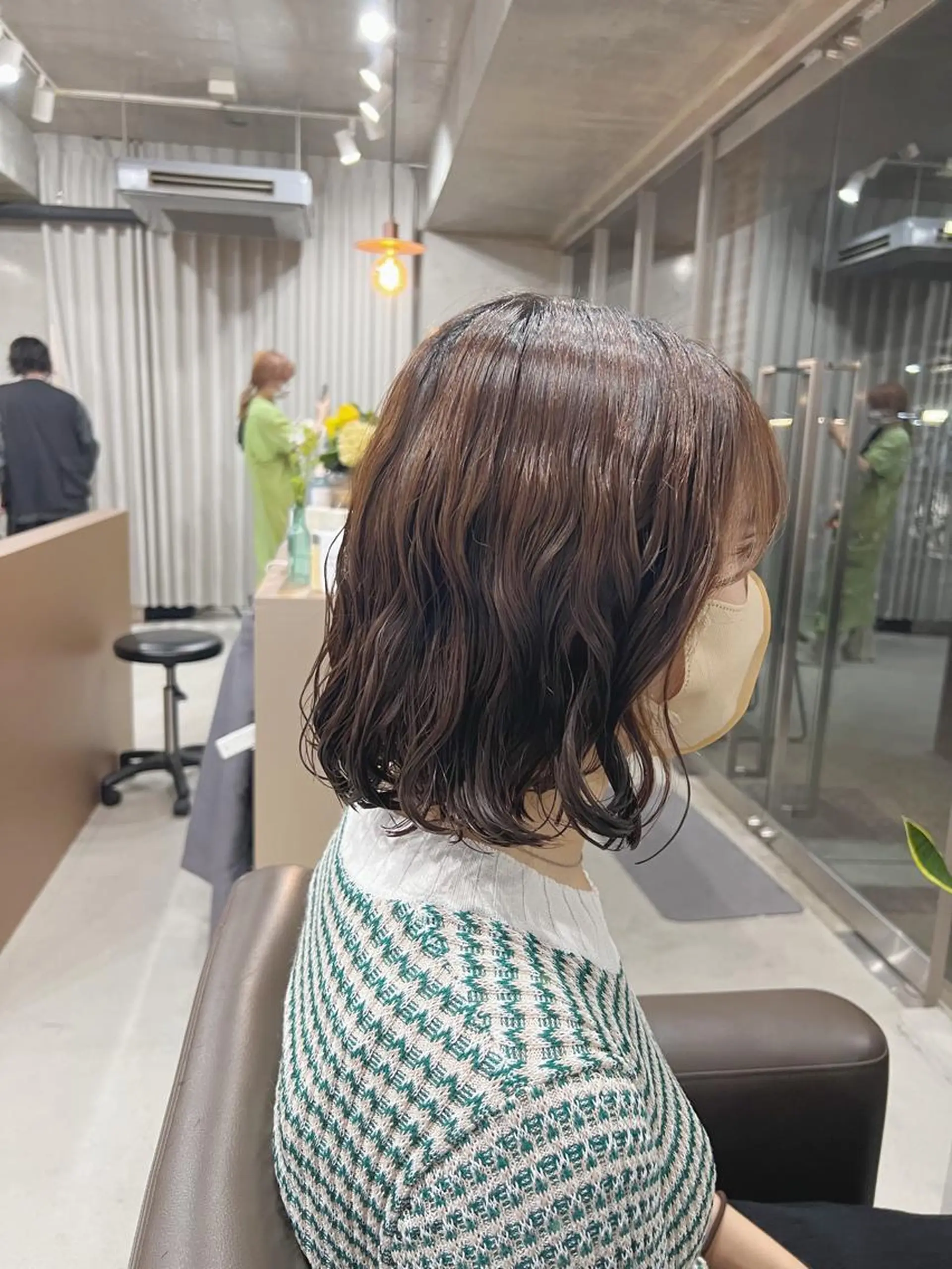 パーマ ボブパーマコテ巻き風 パーマNo1深江秀平のヘアスタイル