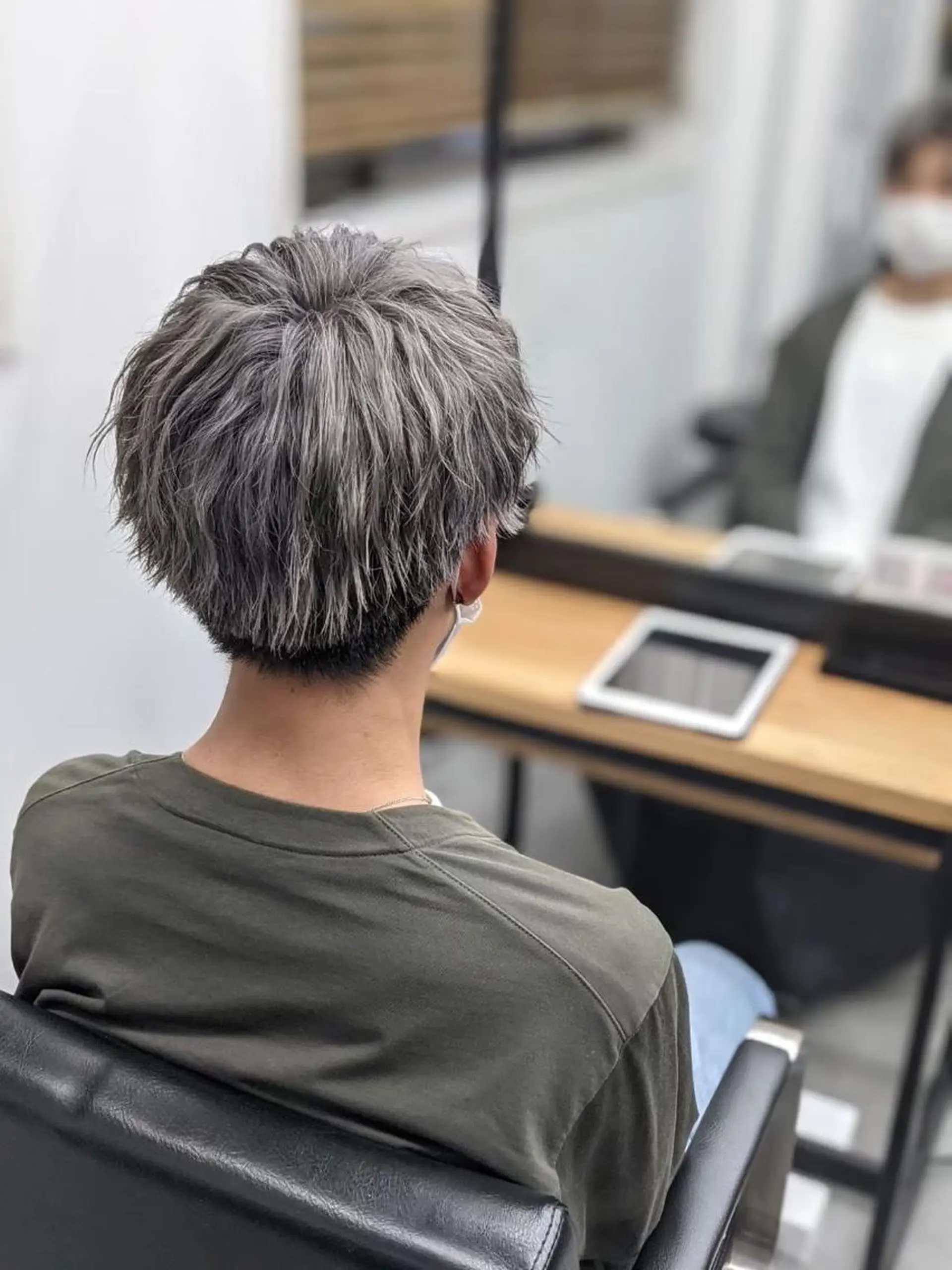 パーマ メンズ カット パーマ ✨髪質改善✨山口 ✨矯正　カラー✨のヘアスタイル