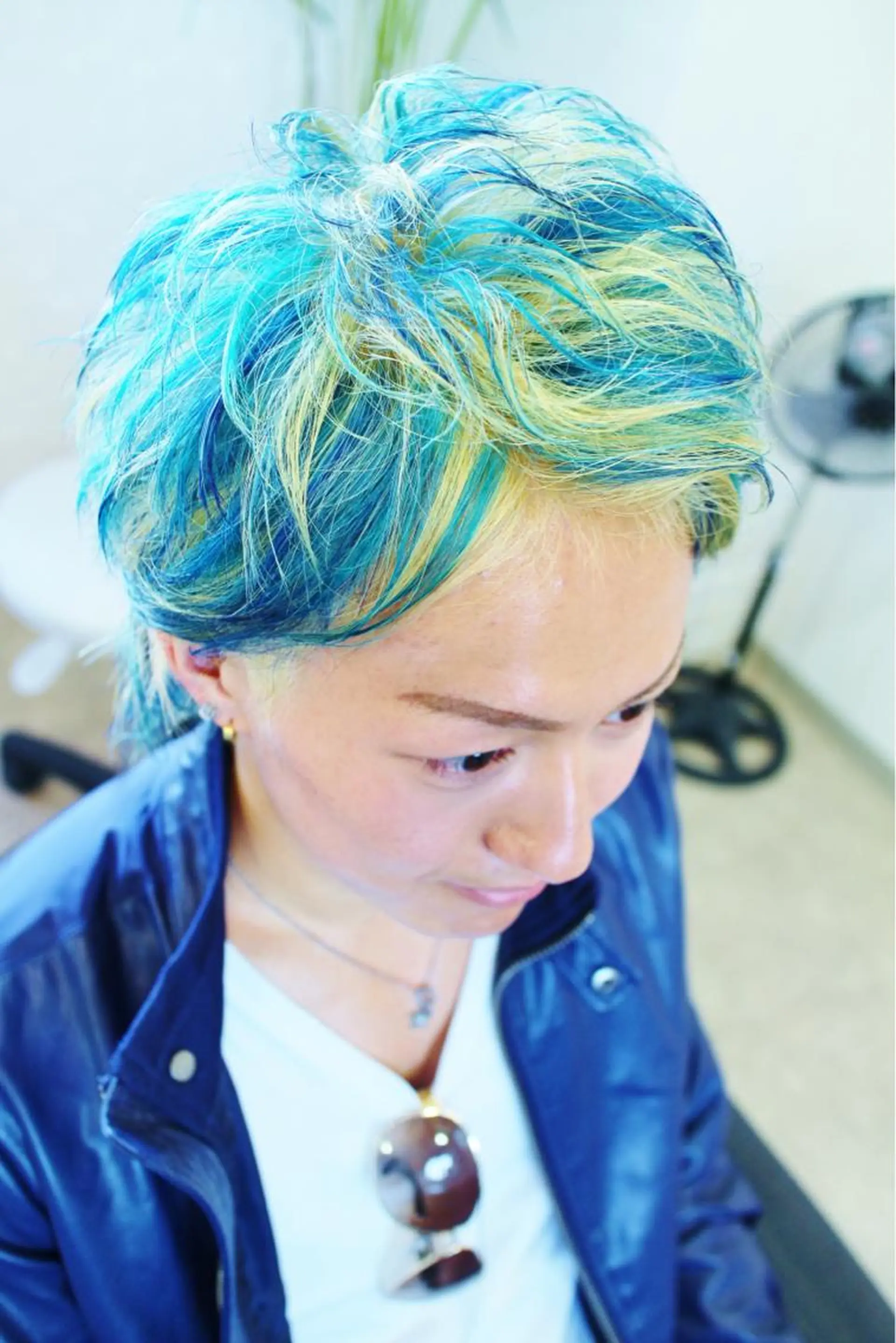 メンズ メンズブリーチ メンズメッシュ パーマPrivate SalonNoa名駅のヘアスタイル