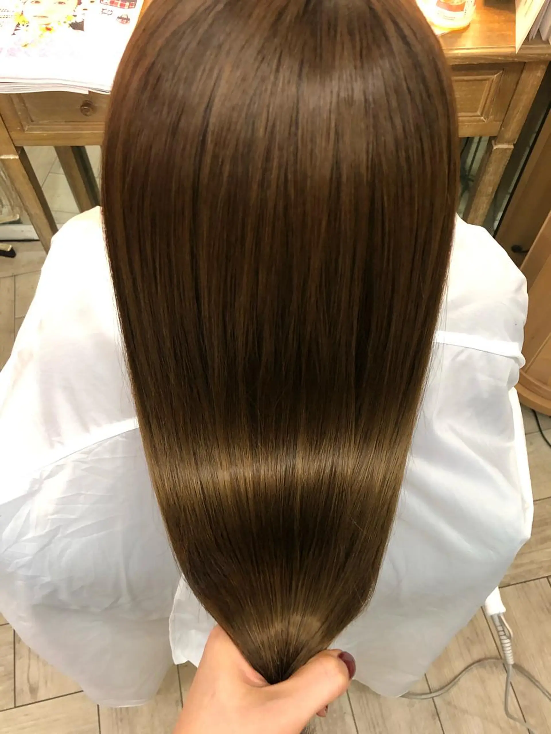 ロング トリートメント ❤︎大人シック ベージュrihoのヘアスタイル