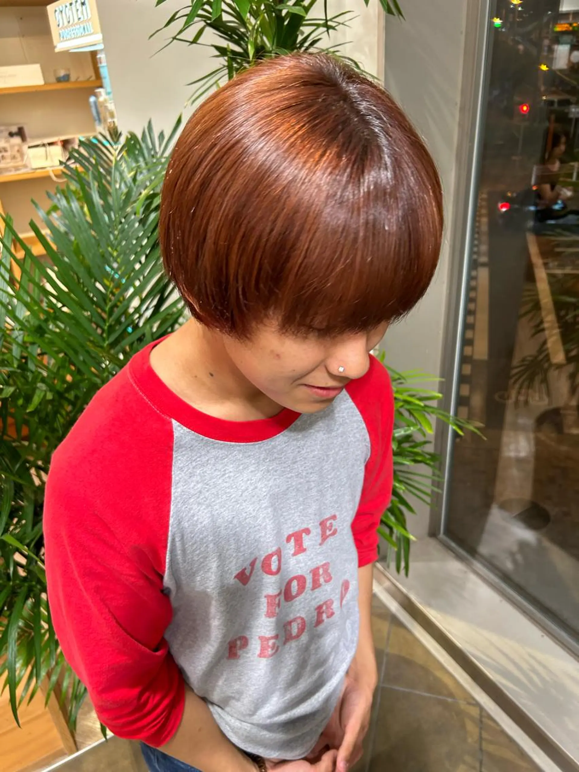 カラー シオカワ ケンショウのヘアスタイル