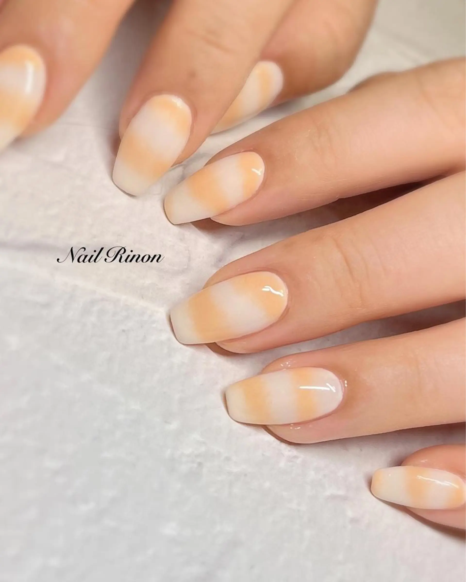 ネイル ボーダー ハンドネイル Nail Rinonのネイルデザイン