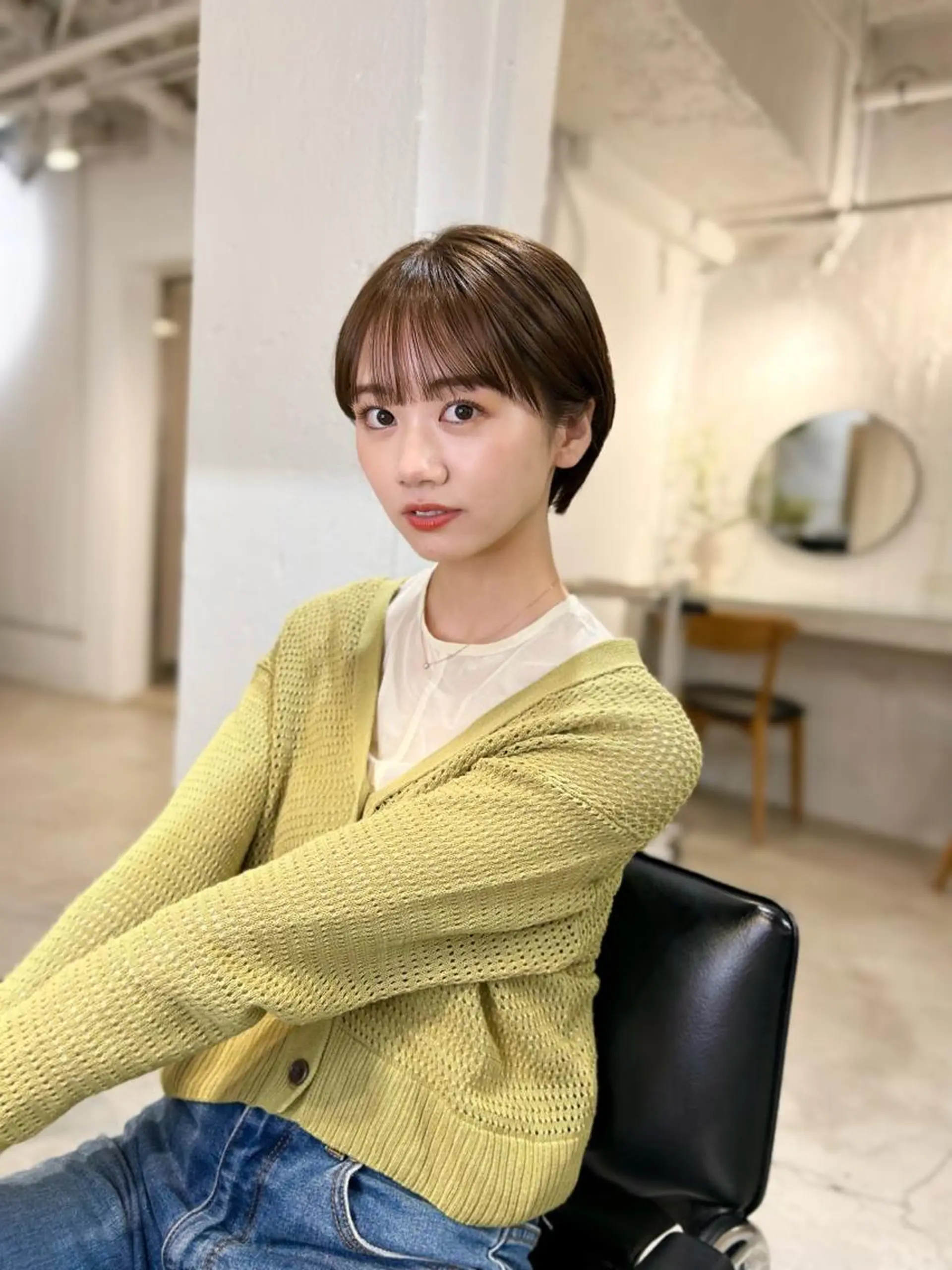 ショート 丸みショート ショートヘア ❤️ショートカット ・顔周りカット❤️のヘアスタイル