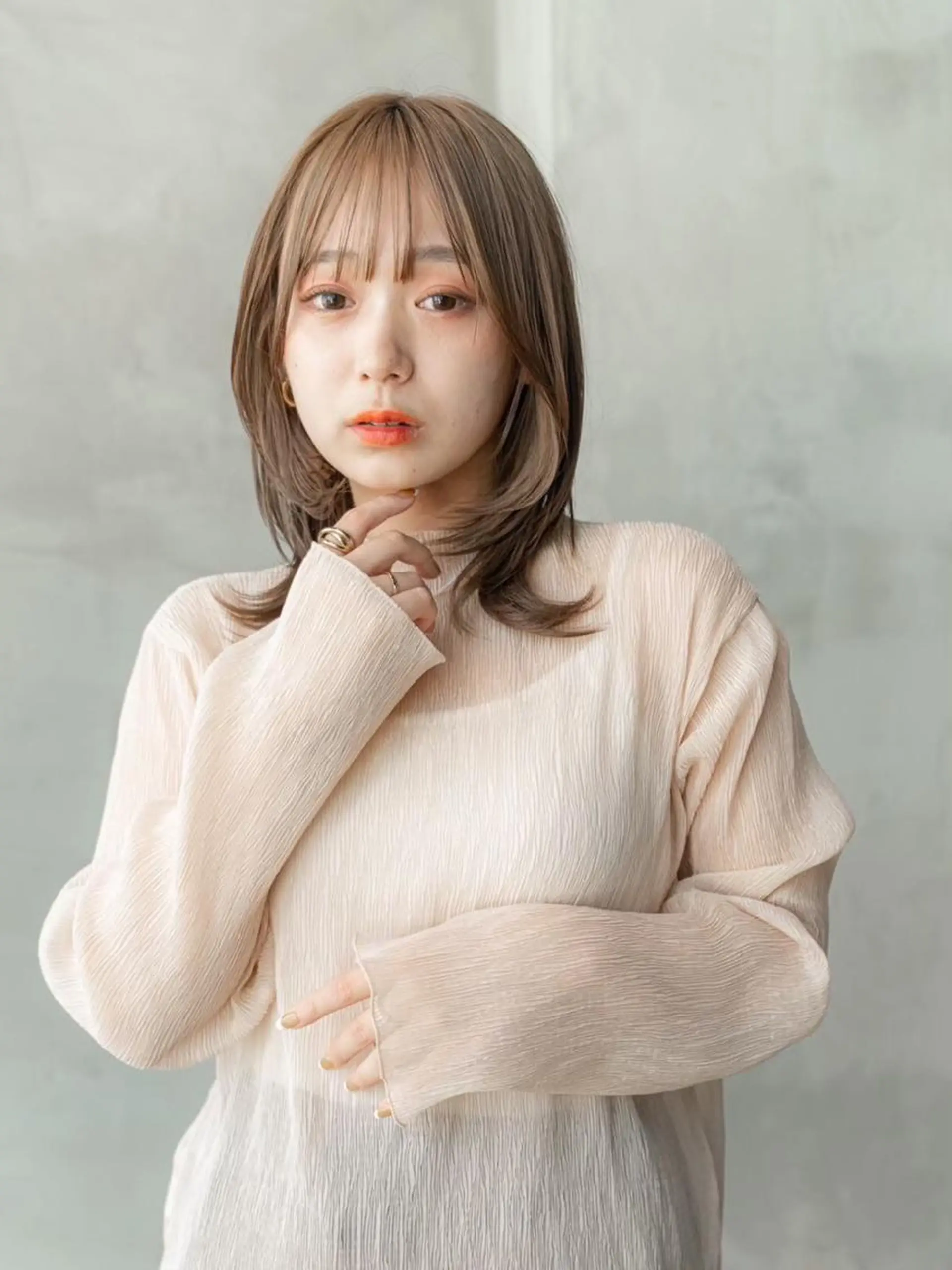 セミロング 渋谷メンズ特化/ mayukoのヘアスタイル